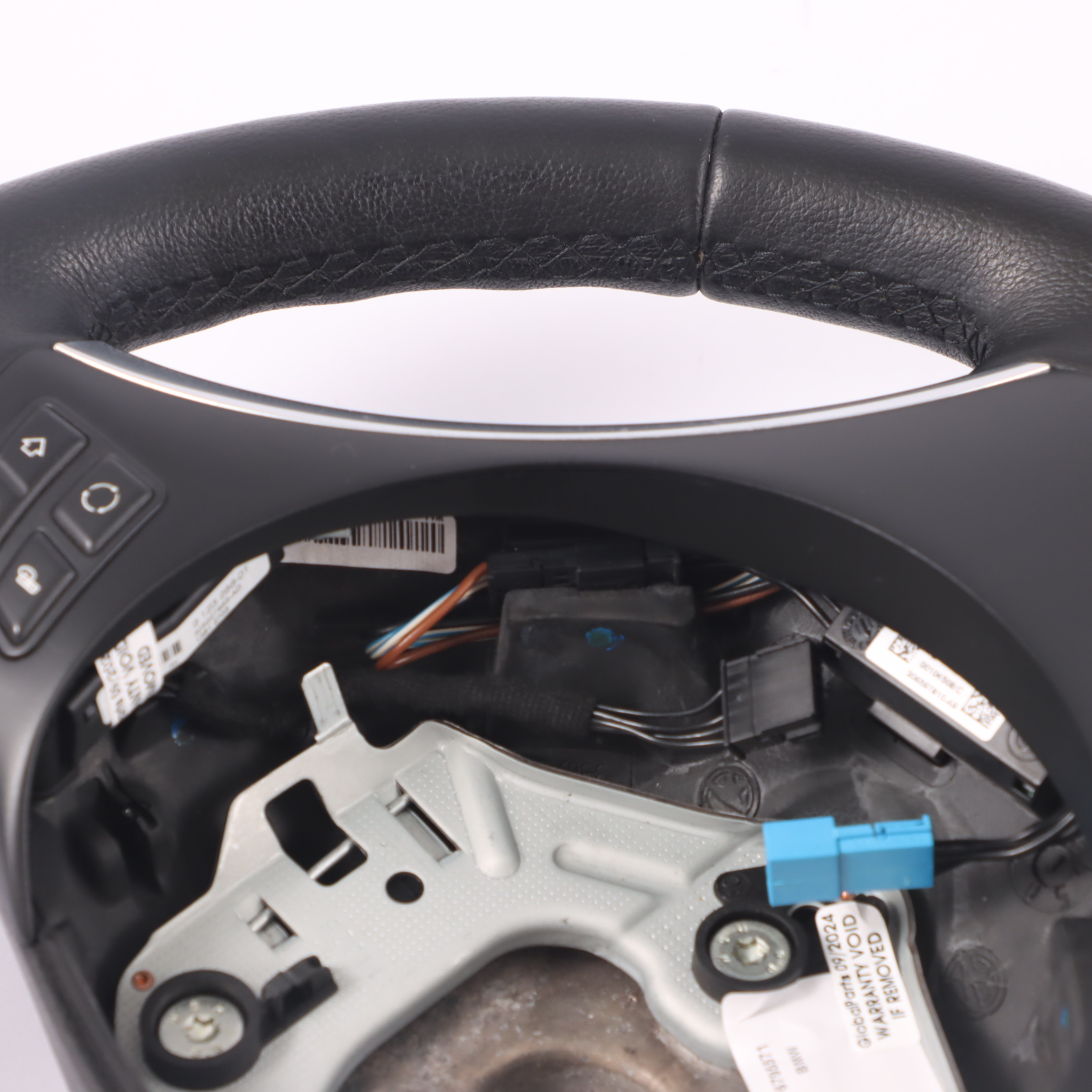 Steering Wheel BMW E81 E87 E90 LCI E92 Heated Black Leather Sport Multifunction 