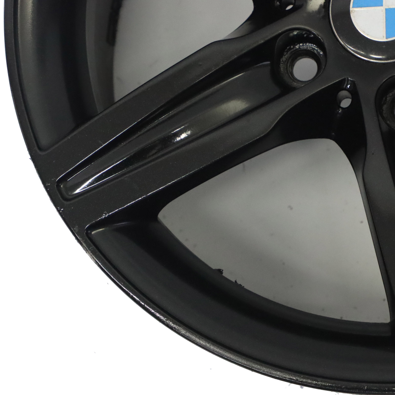 BMW F20 F21 Black Alloy Wheel Rim 17" Star Spoke 379 ET:43 7,5J 6850151