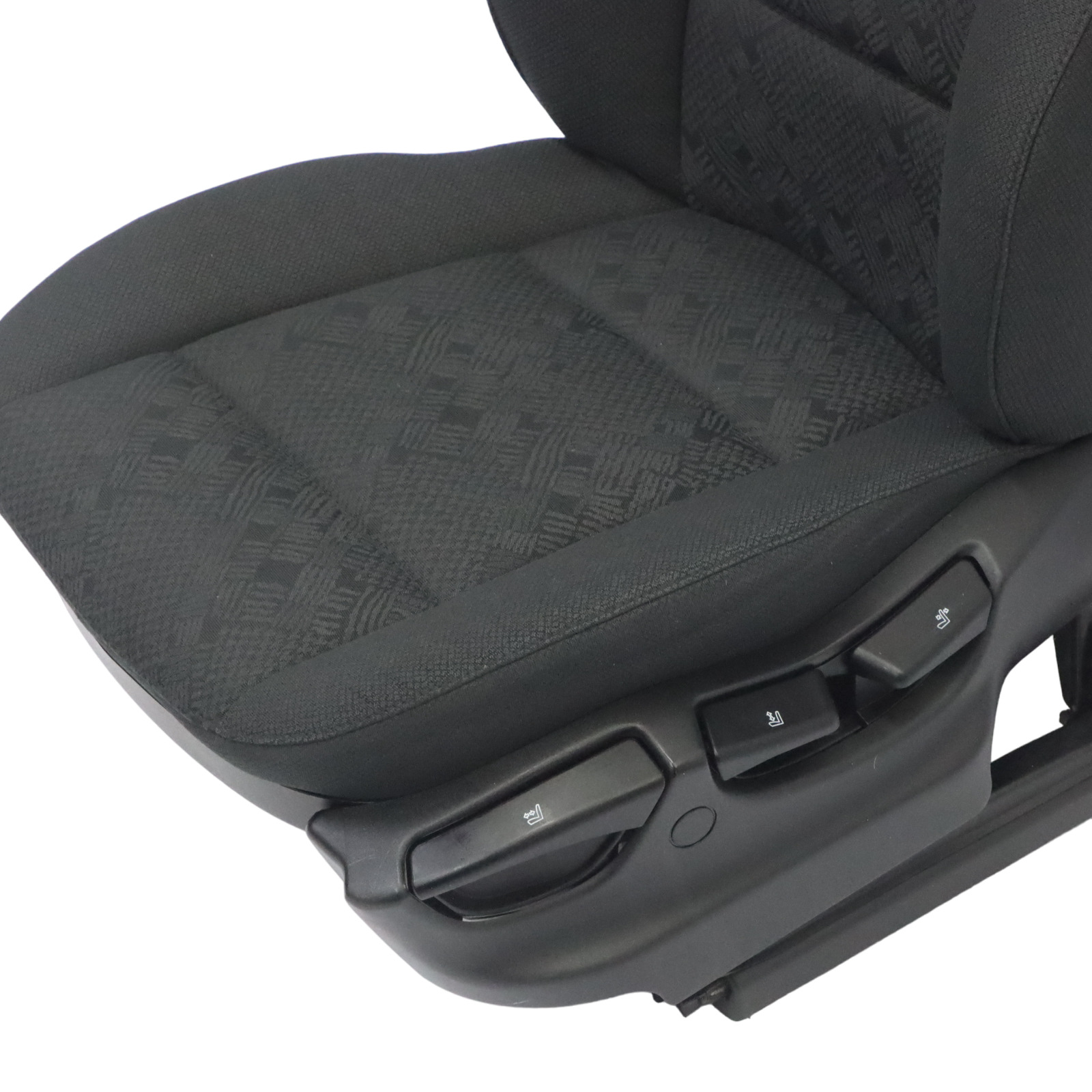 BMW X5 E53 Front Seat Left N/S Interior Cloth Fabric Flat Weave Anthracite