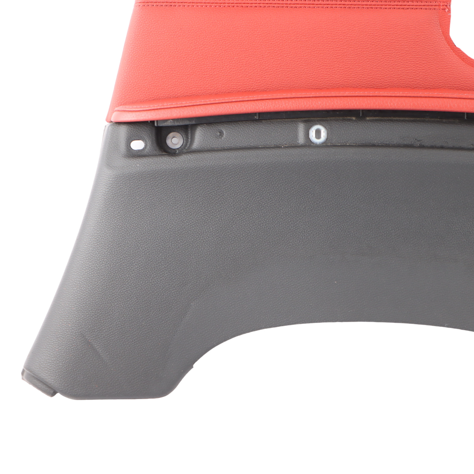 BMW E92 Rear Right O/S Lateral Cover Trim Panel Lining Red Leather