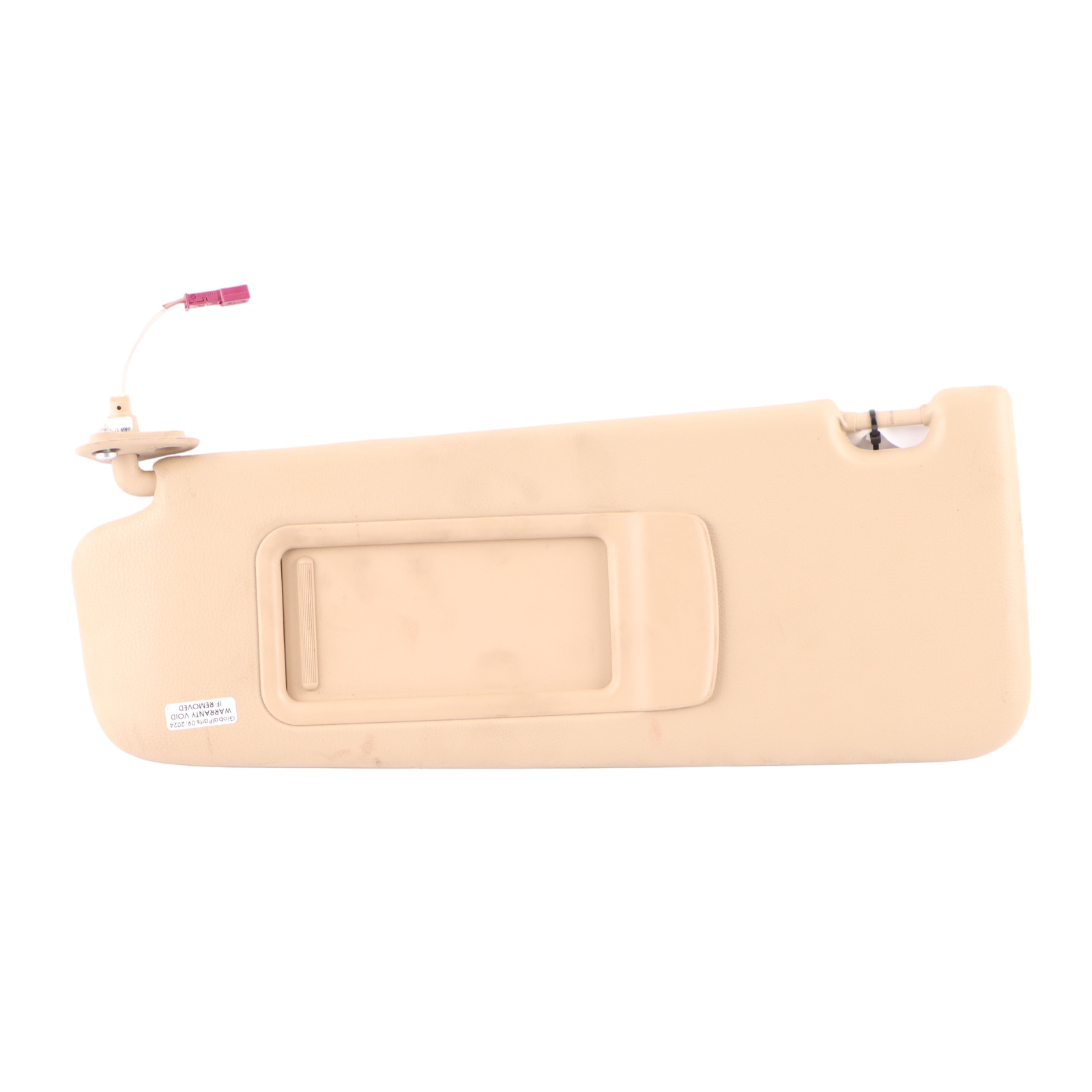 Sun Visor BMW E84 E90 E91 Leather Sun Visor With Mirror Left N/S Beige