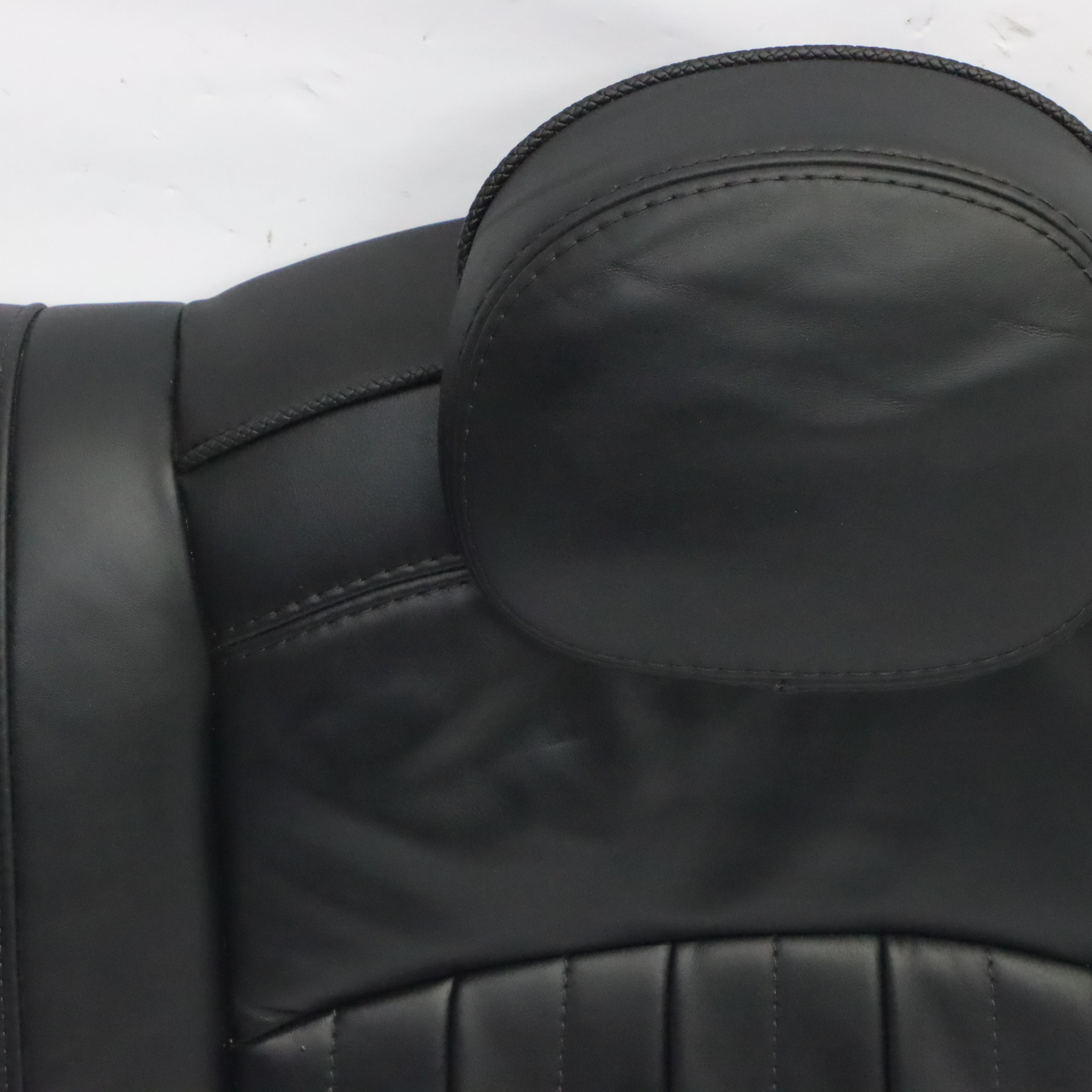 Mini Cooper F56 Rear Left N/S Seat Backrest Cloth Leather Carbon Black