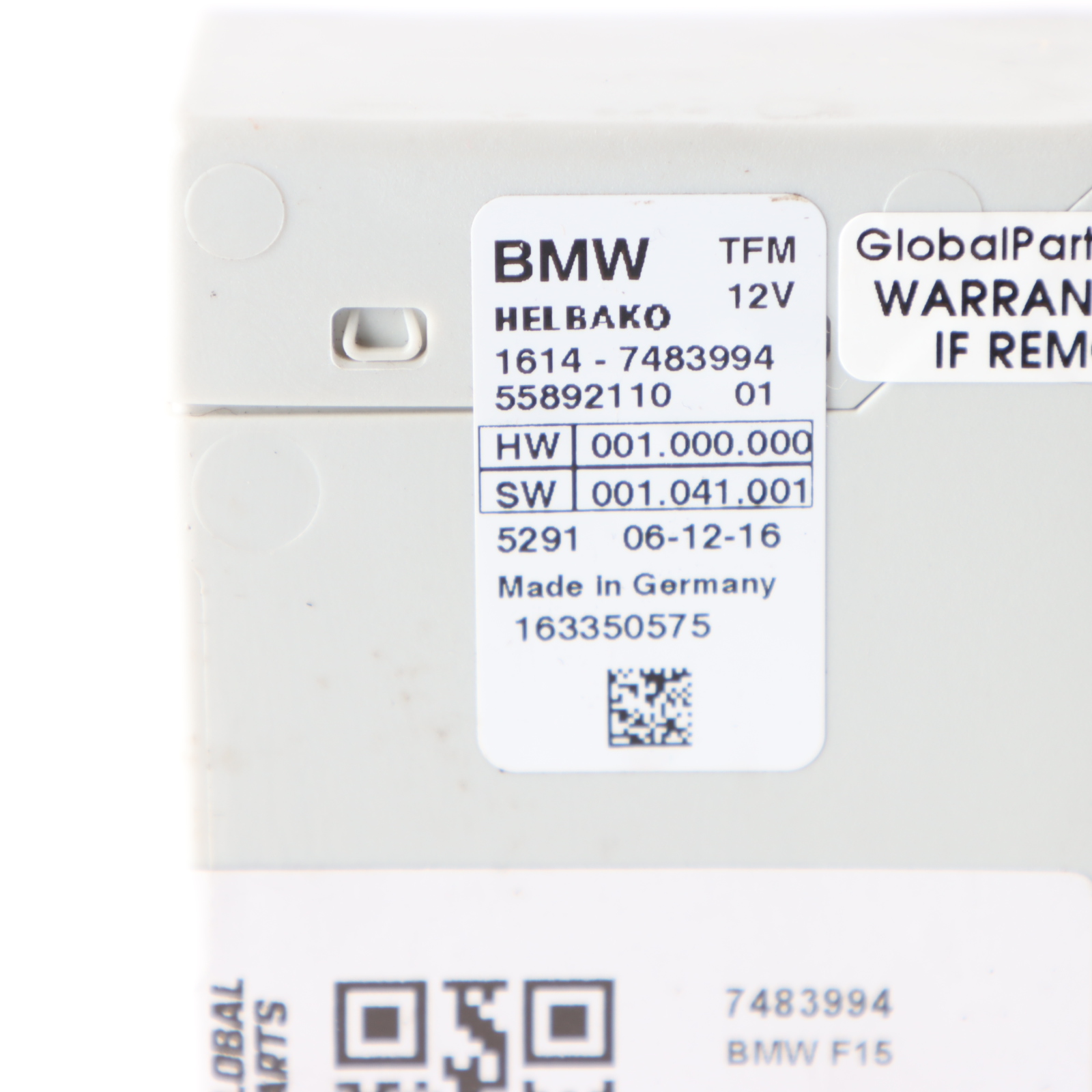 BMW X5 F15 Fuel Pump Module Control Unit ECU 7483994