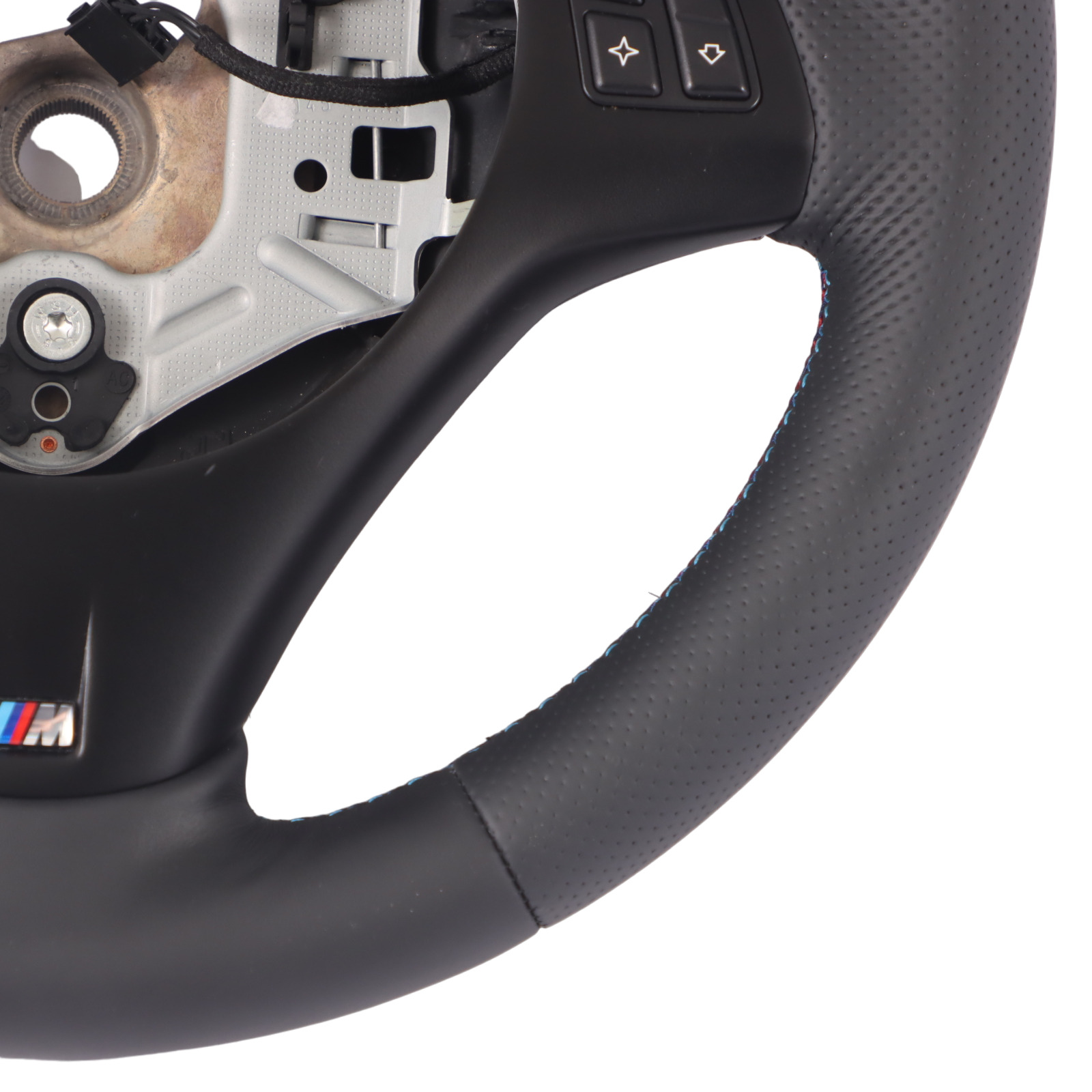 Steering Wheel BMW E90 E92 E93 M3 NEW Black Leather M Sport Thick Multifunction