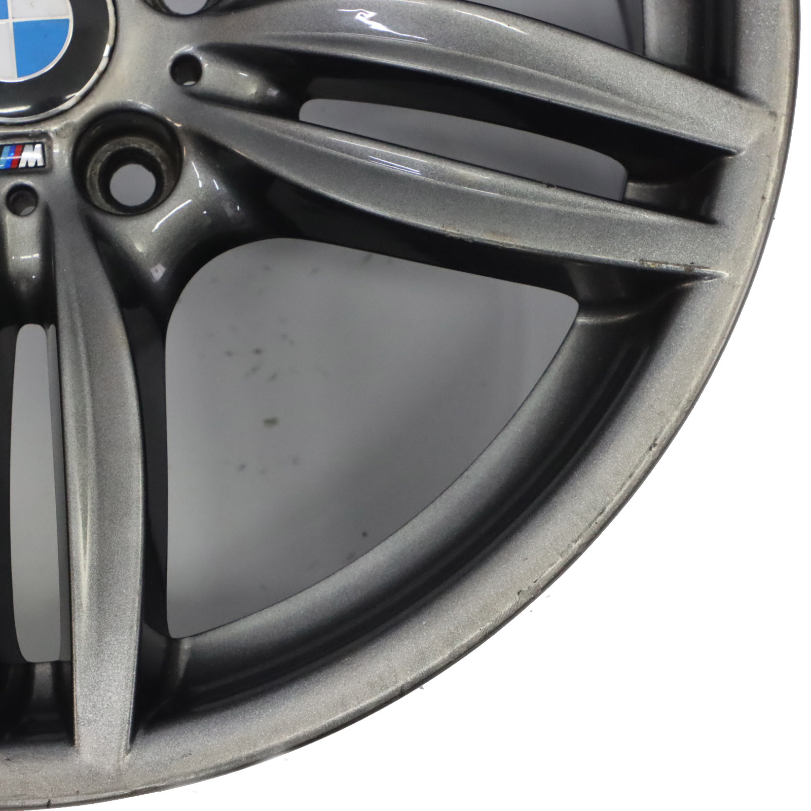 BMW F10 F12 Grey Rear Wheel Alloy Rim M Double Spoke 351 9J 19" ET:44 7842653