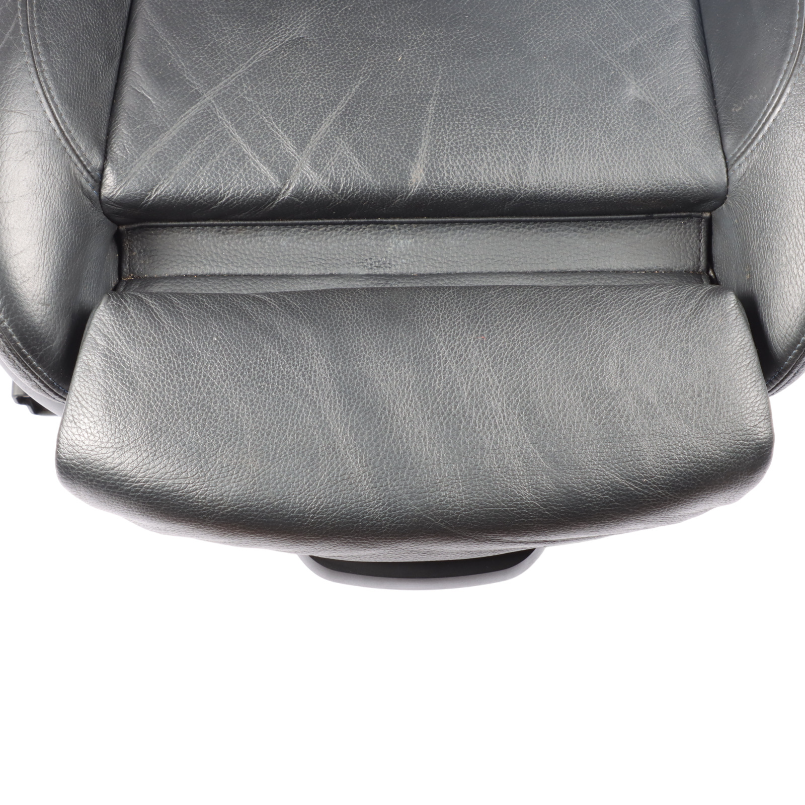 Front Seat BMW E90 E91 LCI Right O/S M Sport Black Leather Dakota Blue Stitching