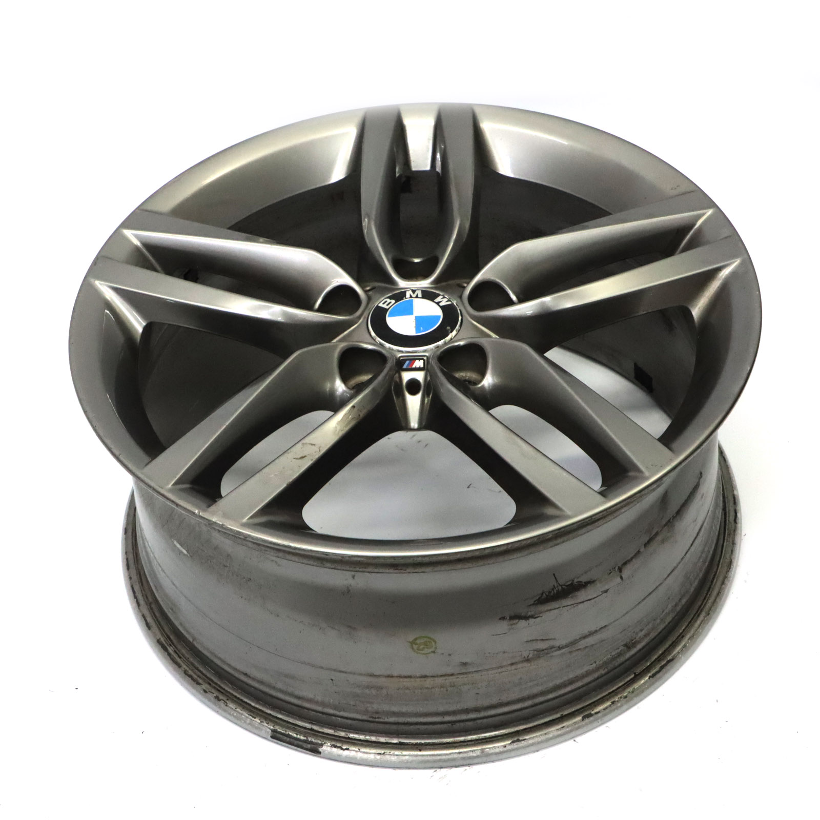 BMW F20 F21 Ferric Grey Rear Alloy Wheel Rim 18" 8J ET:52 M Double Spoke 461