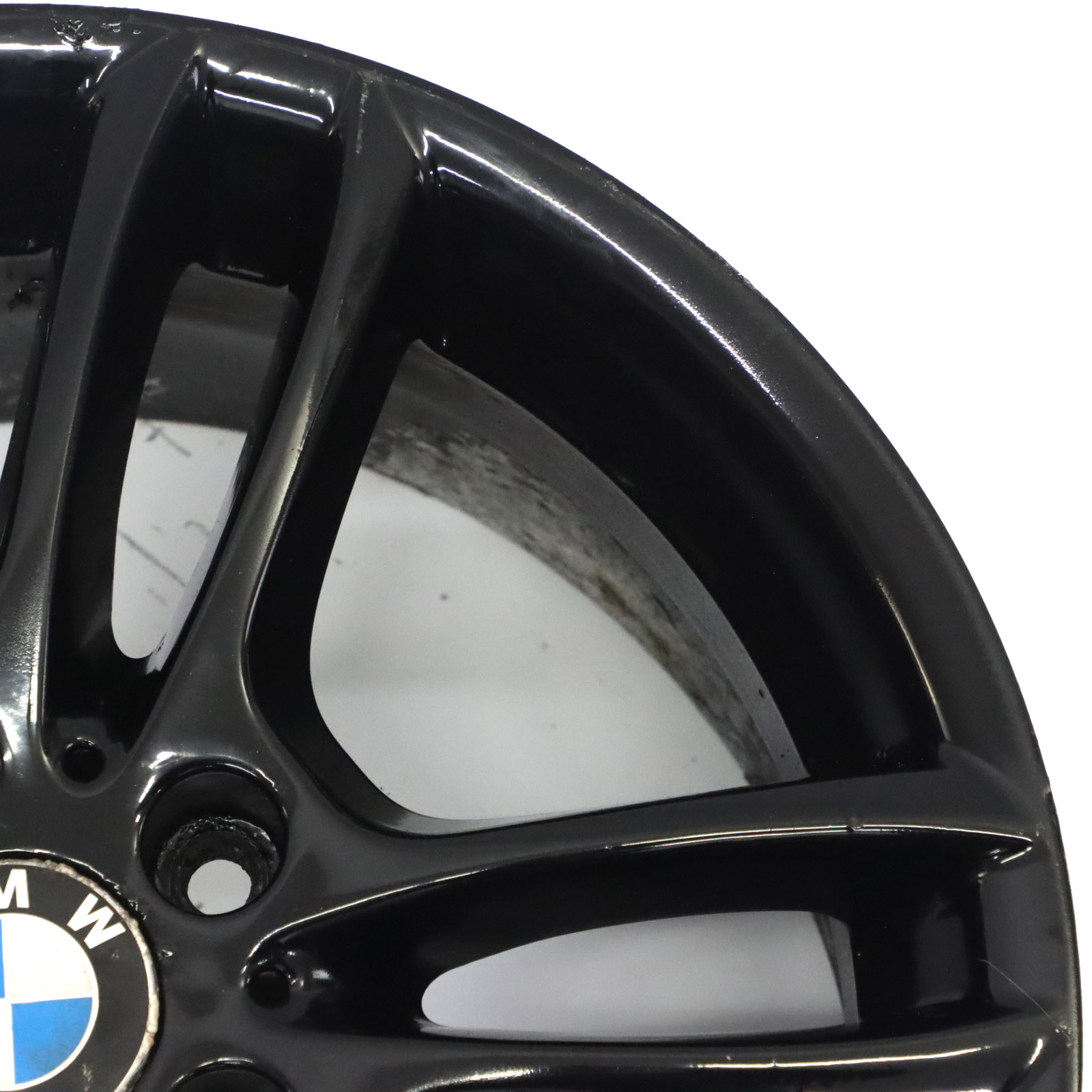 Wheel Rim BMW E81 E82 E87 Black Rear Alloy 18" M Double Spoke 261 8,5J 7891051