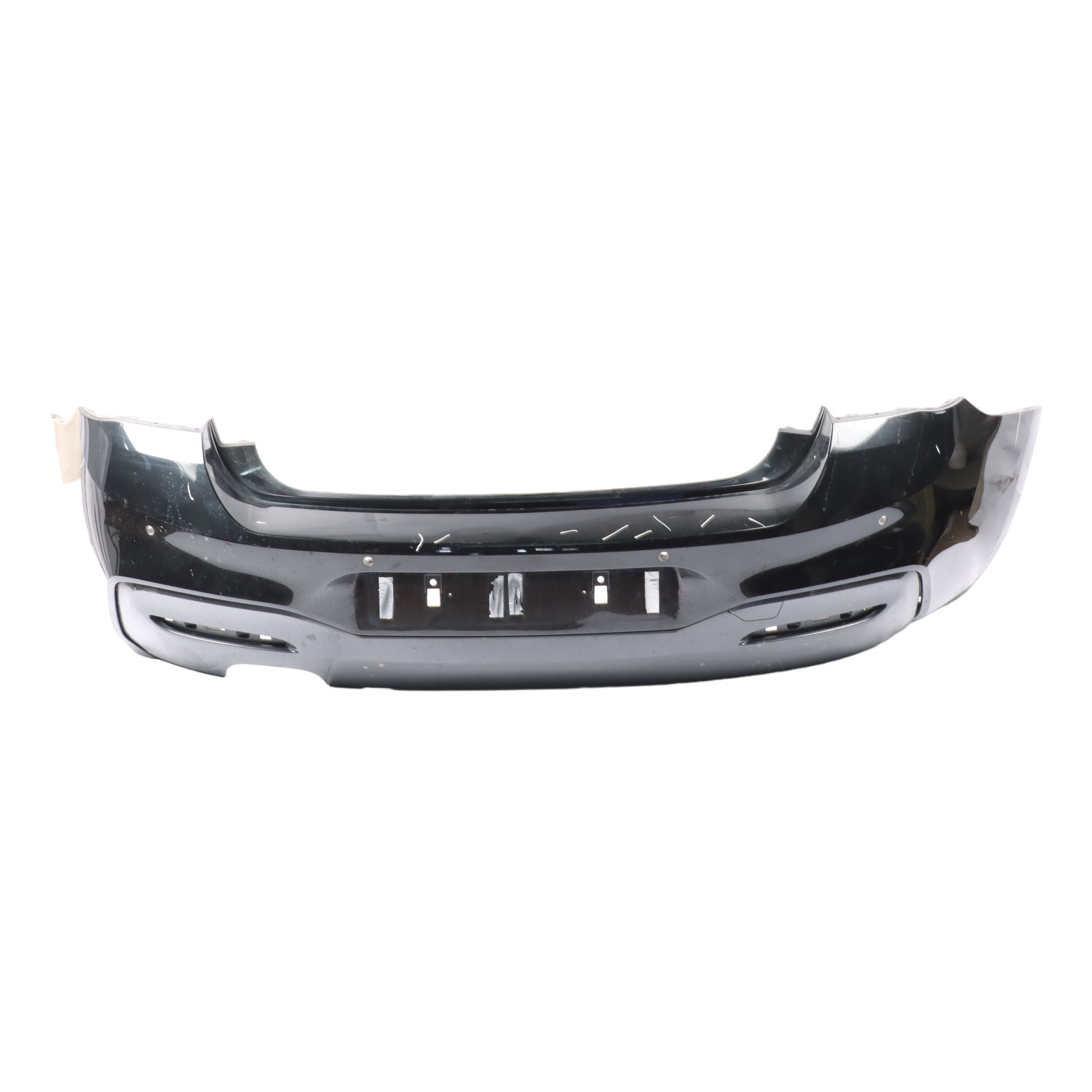 BMW F20 F21 LCI M Sport Rear Bumper Trim Panel Black Sapphire Metallic - 475