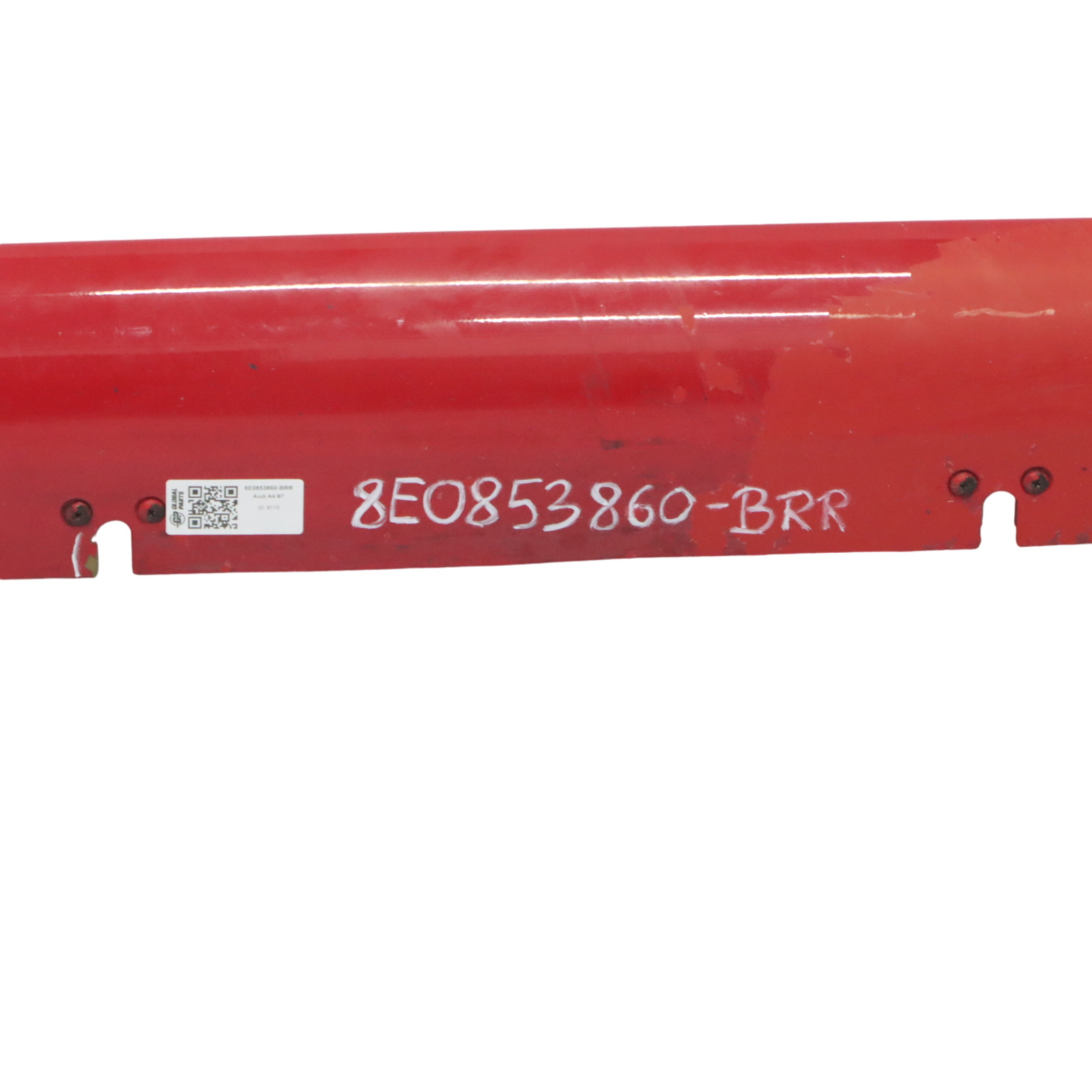 Audi A4 B7 Side Skirt Right O/S Door Sill Cover Panel Brilliant Red - Y3J