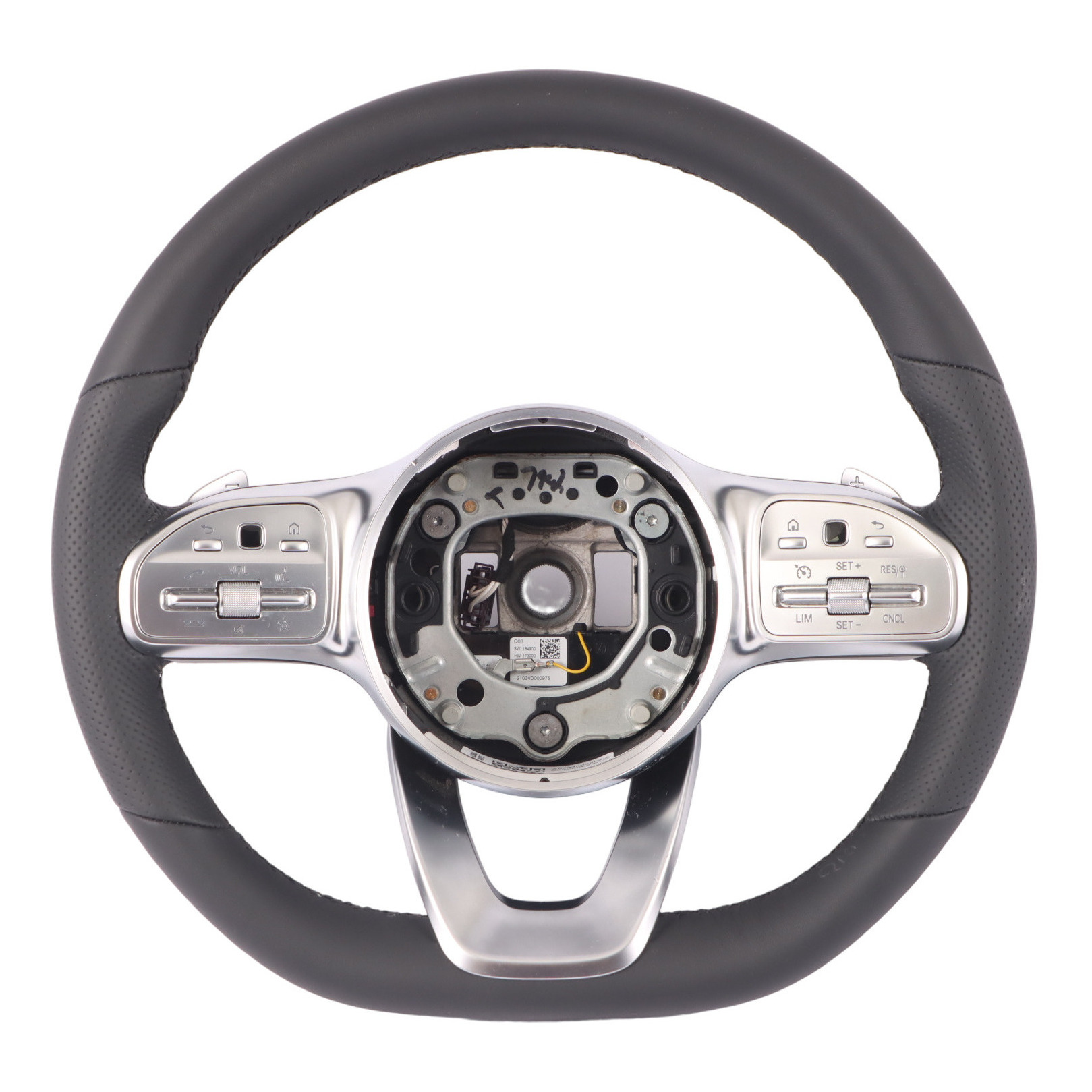 Steering Wheel Mercedes C118 W177 NEW Black Leather Paddle Shift Multifunction