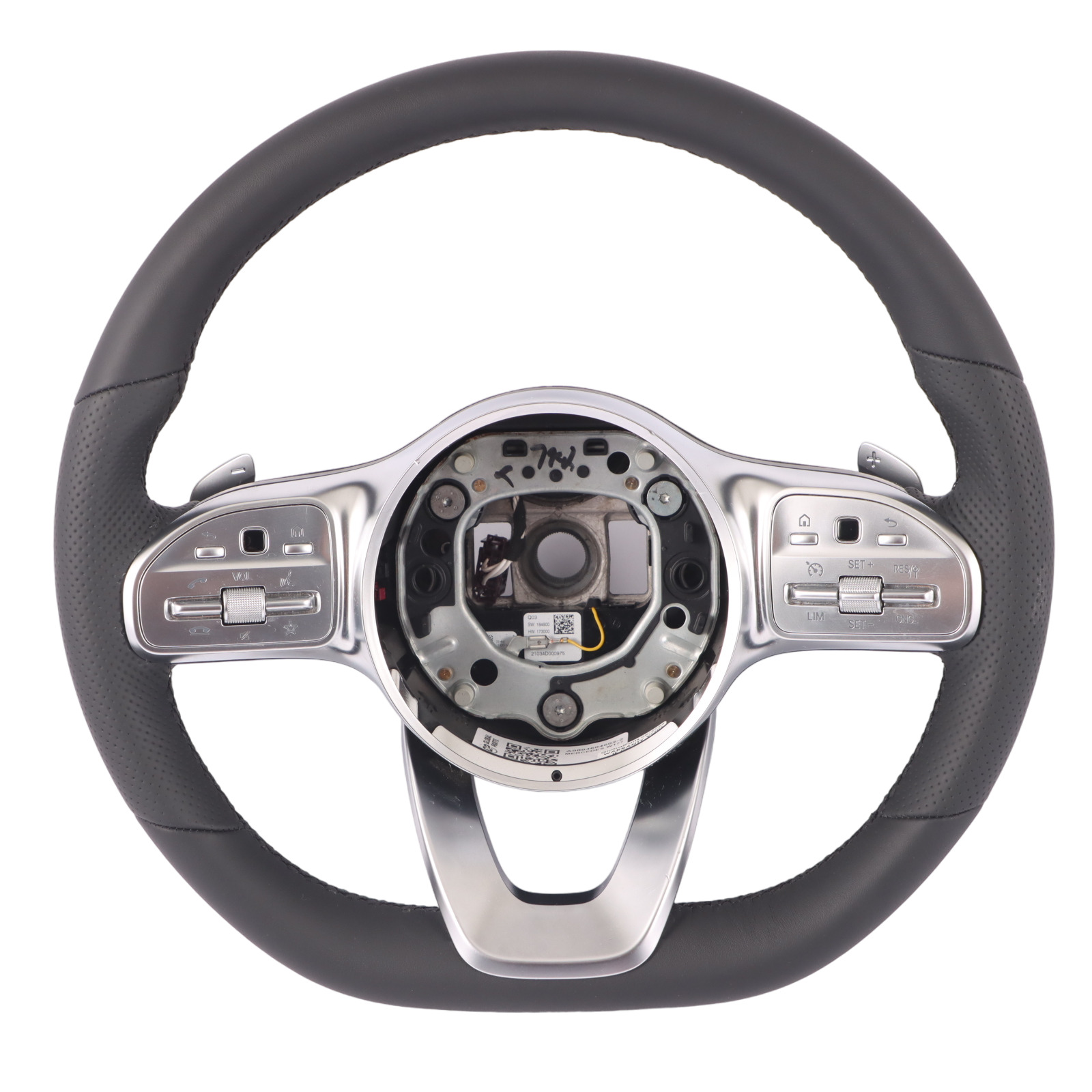 Steering Wheel Mercedes C118 W177 NEW Black Leather Paddle Shift Multifunction