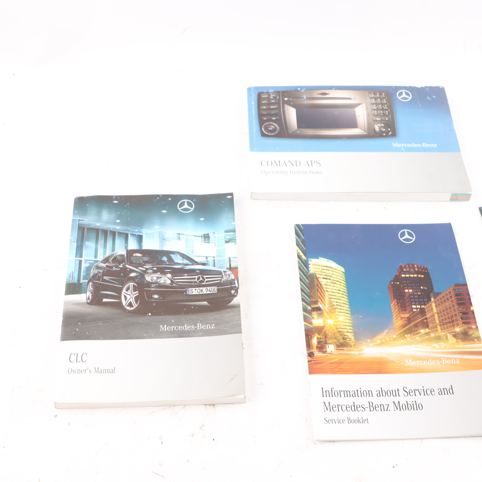 Mercedes CLC CL203 Owner's Handbook Booklet Slipcase Pouch Case Wallet Set