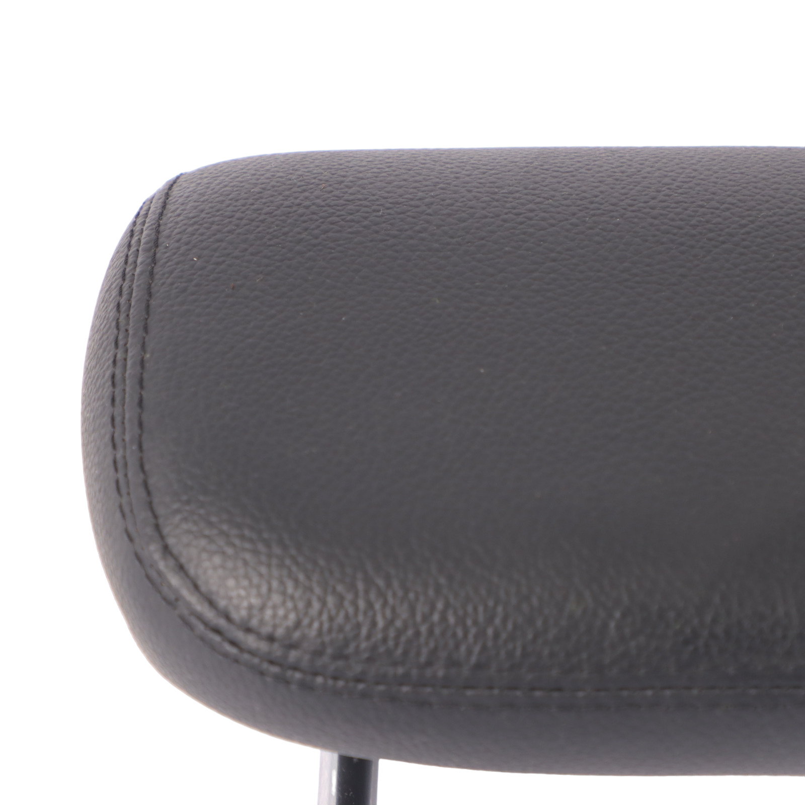 Mercedes W164 Rear Center Headrest Cover Imitation Leather Black Left N/S