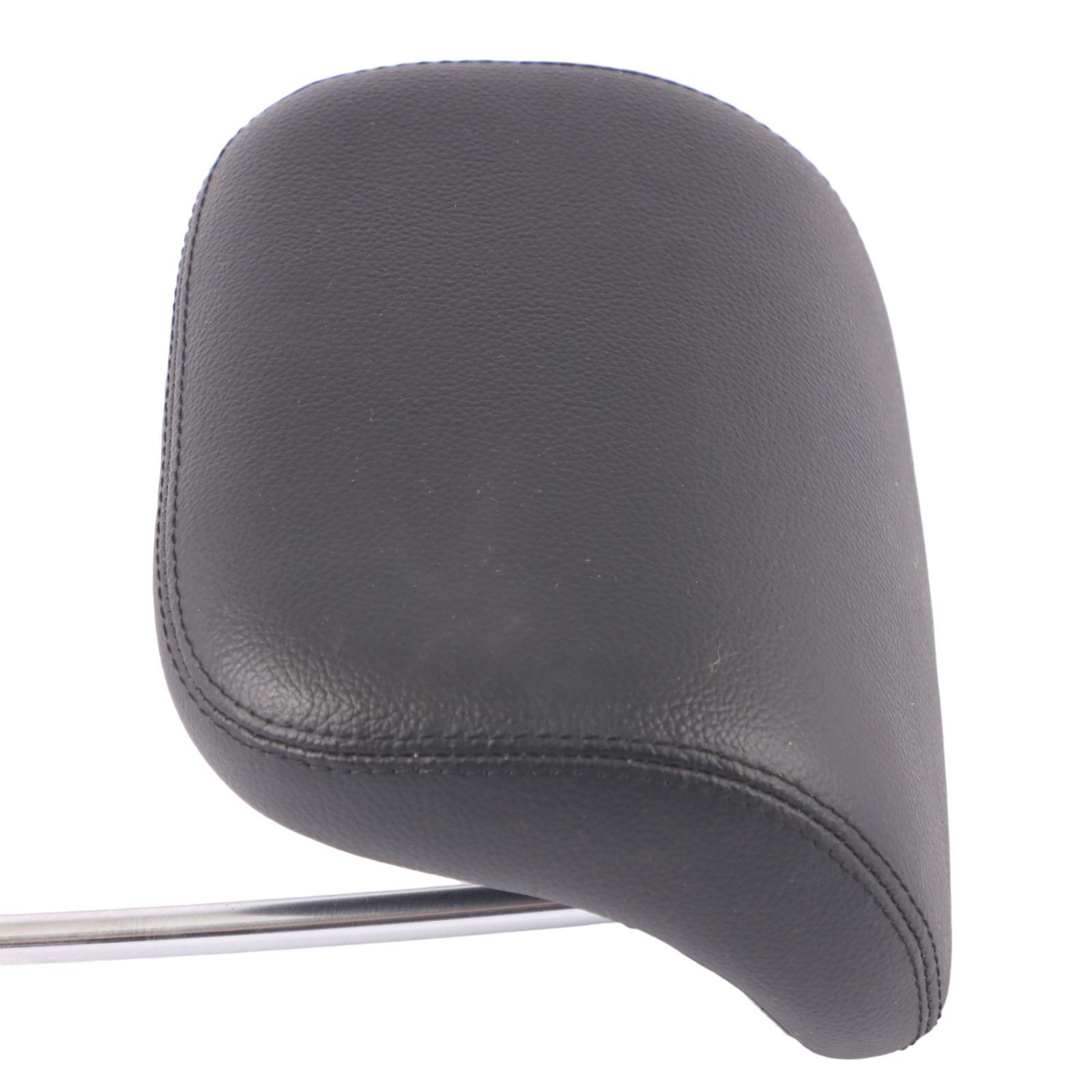 Mercedes W164 Rear Center Headrest Cover Imitation Leather Black Left N/S