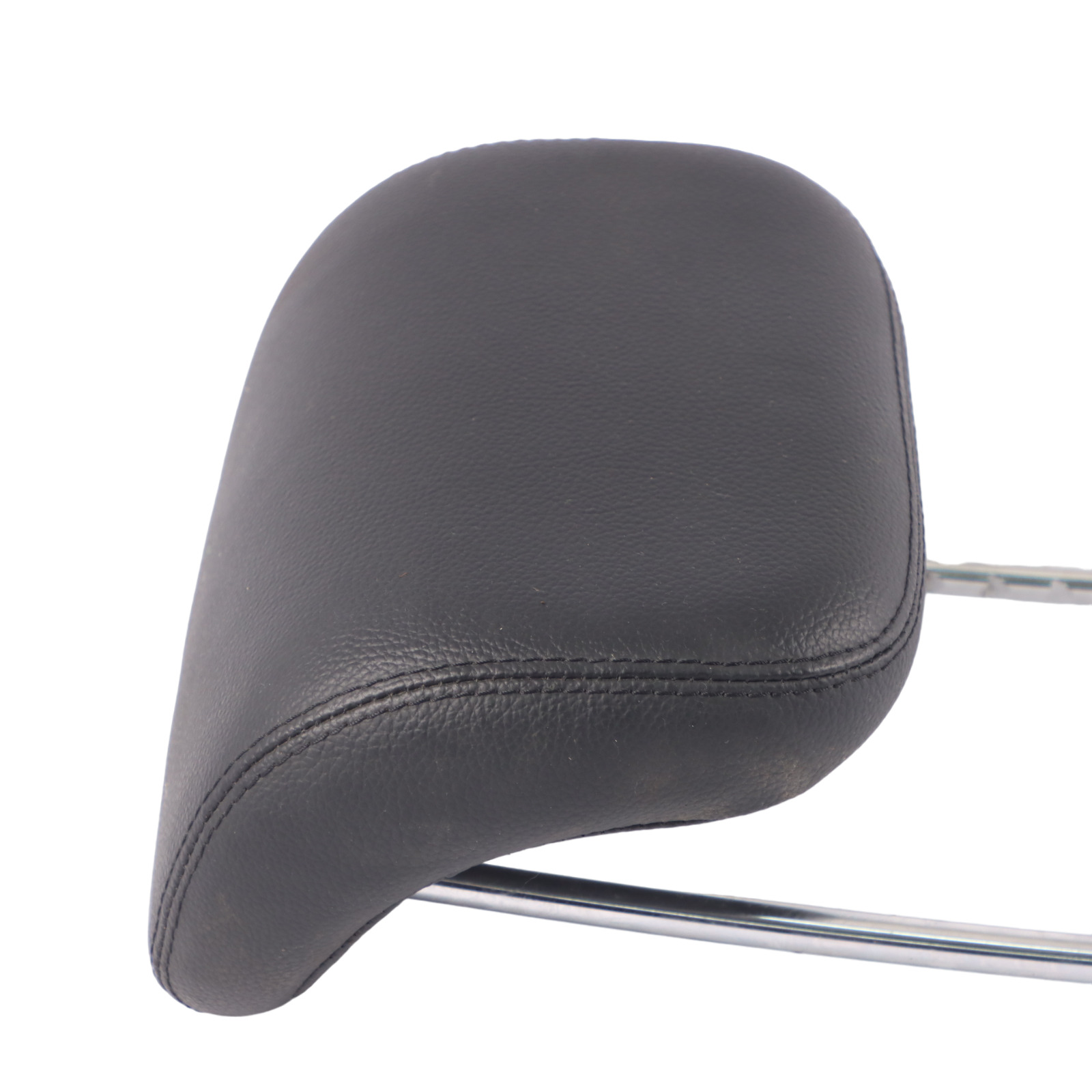 Mercedes W164 Rear Center Headrest Cover Imitation Leather Black Left N/S