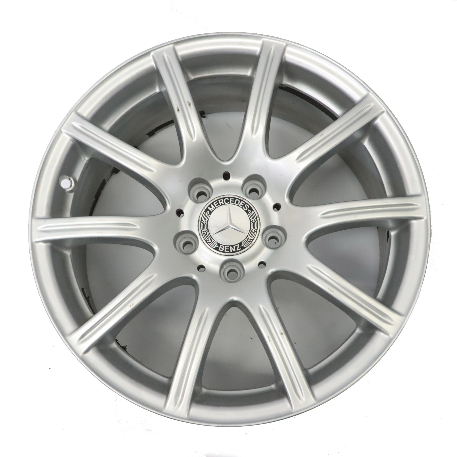 Mercedes R171 Rear Silver Alloy Wheel Rim 17" 8,5J ET:30 10-Spoke A1714012302