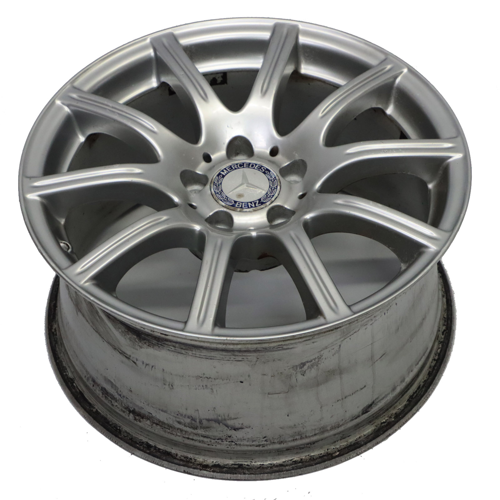 Mercedes R171 Rear Grey Alloy Wheel Rim 17" 8,5J ET:30 10-Spoke A1714012302