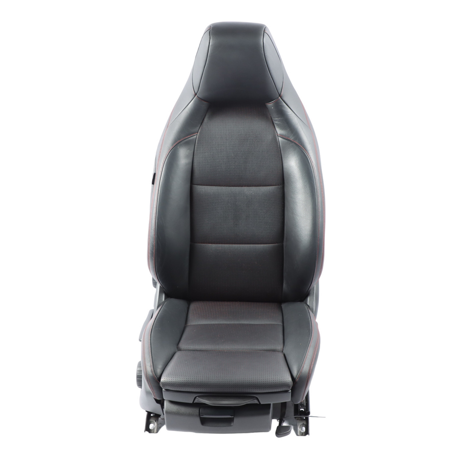 Mercedes X156 Front Right O/S Sport Seat Black Leather Red Thread Interior