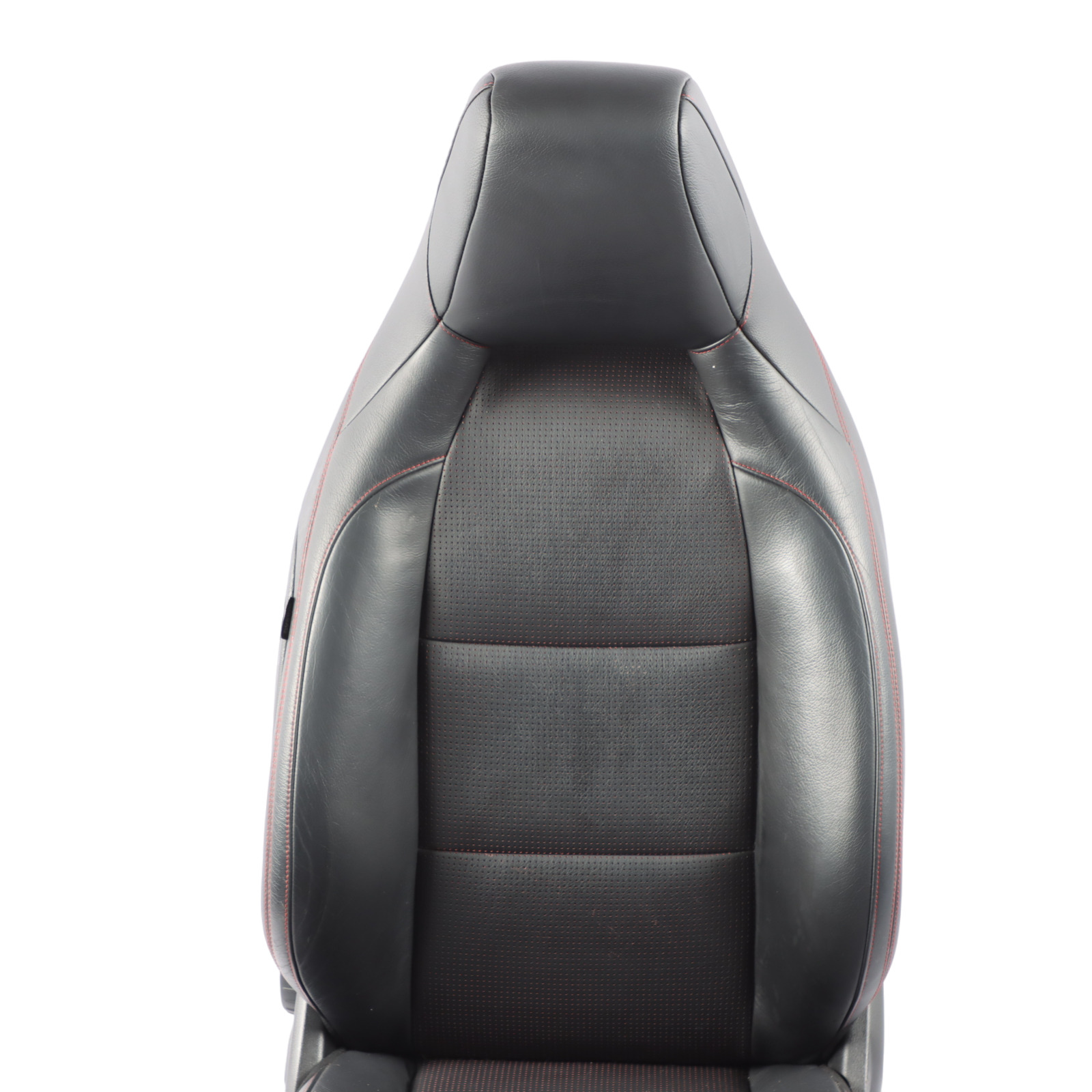 Mercedes X156 Front Right O/S Sport Seat Black Leather Red Thread Interior