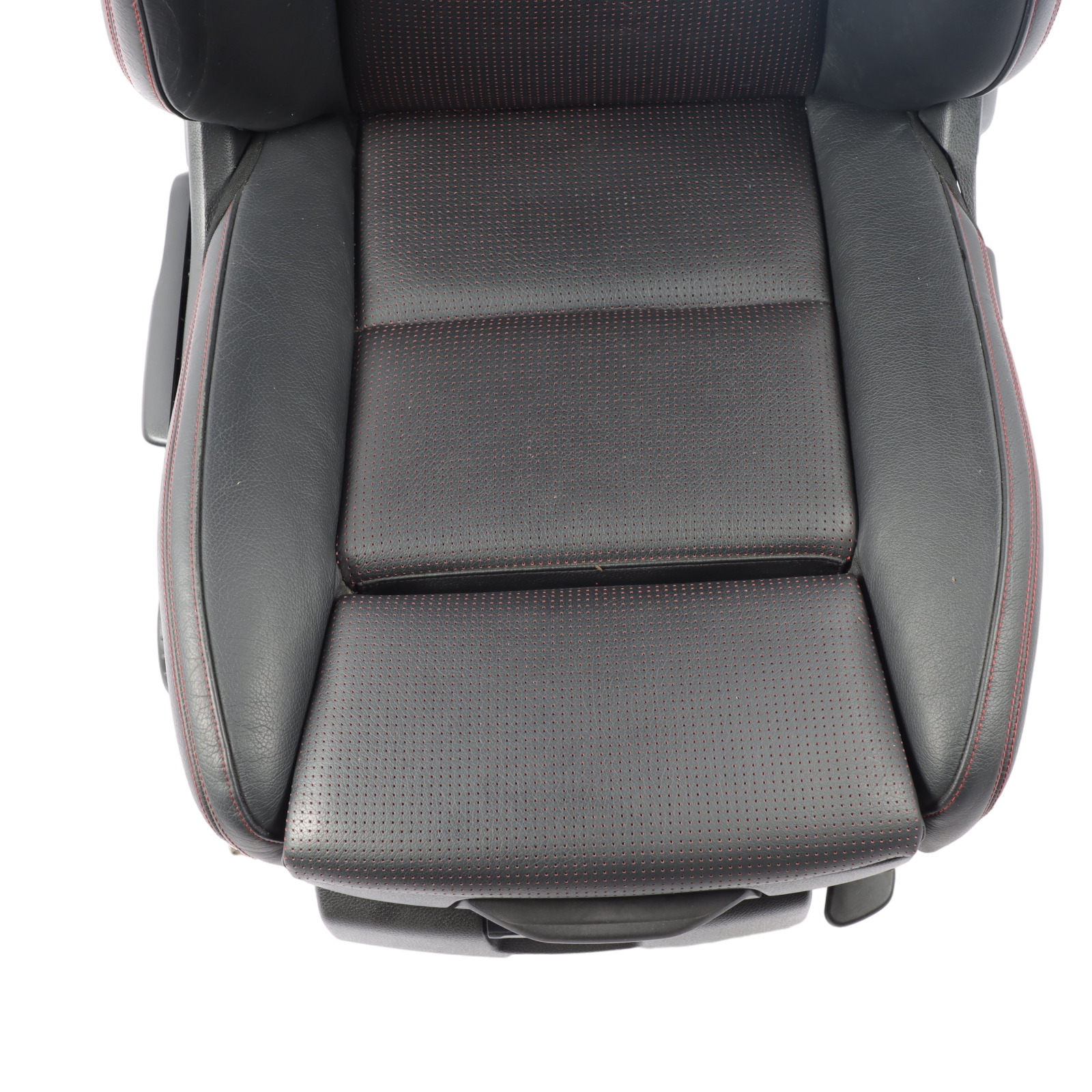 Mercedes X156 Front Right O/S Sport Seat Black Leather Red Thread Interior