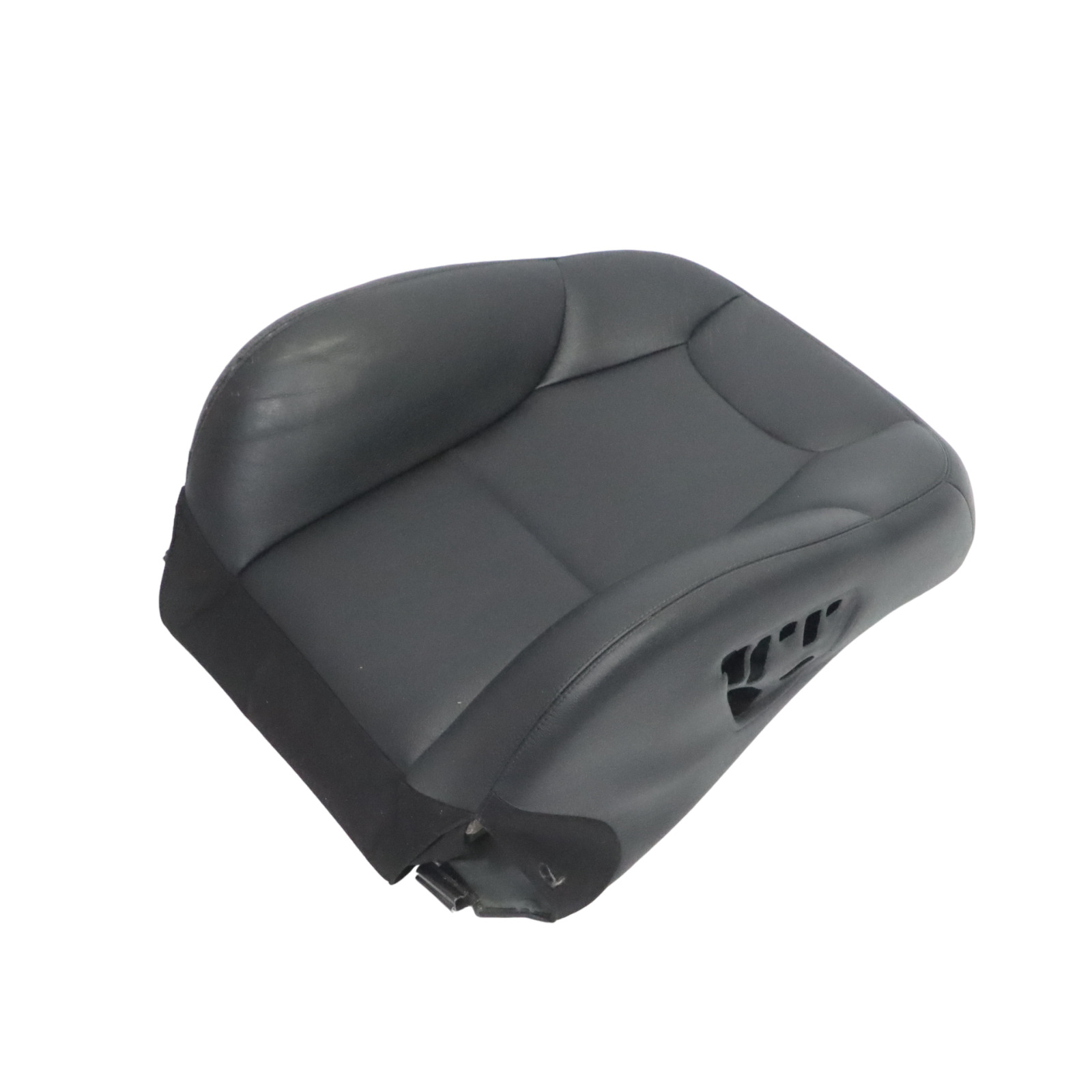 Mercedes W204 Heated Sport Front Right Seat Backrest Cover Black Leather