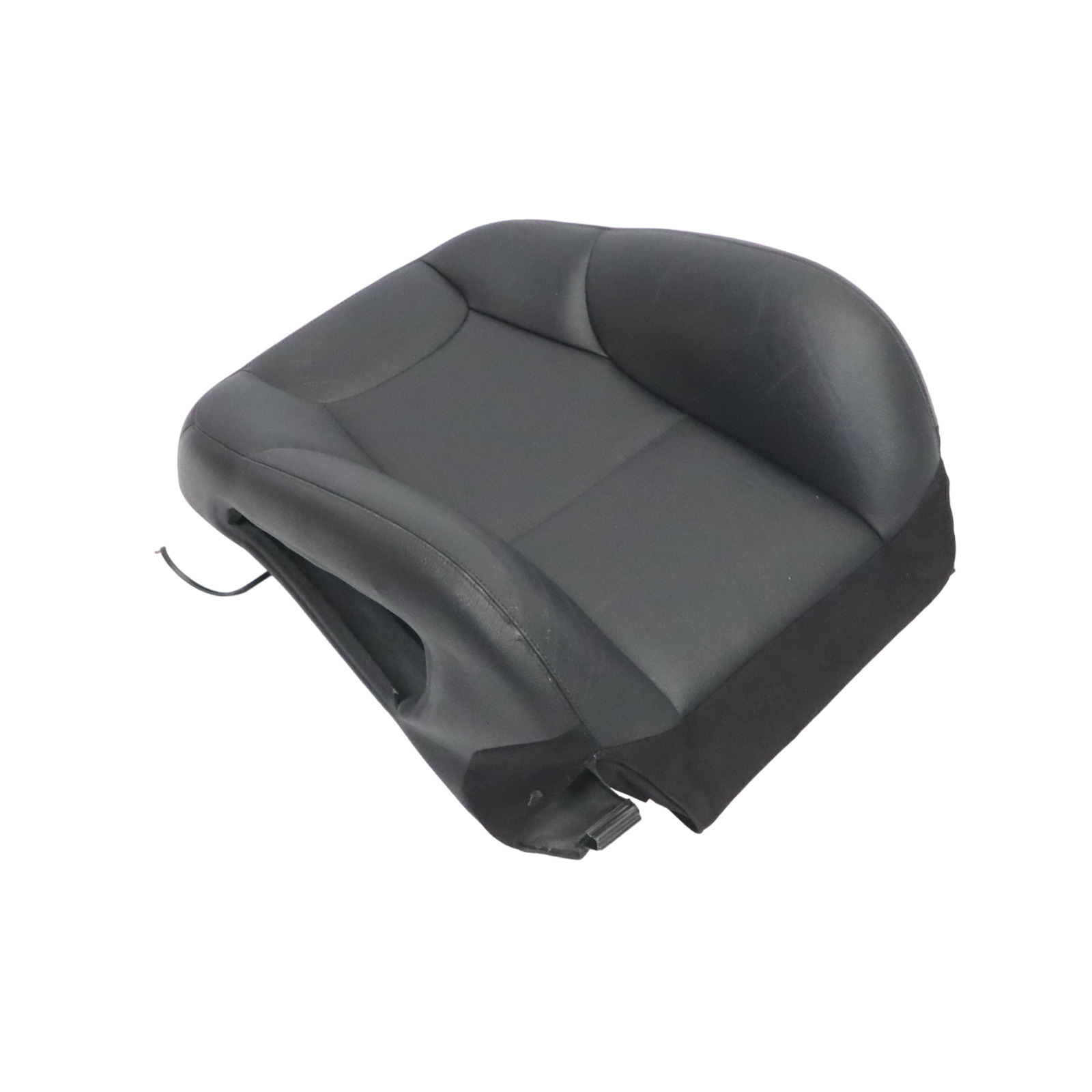 Mercedes W204 Heated Sport Front Right Seat Backrest Cover Black Leather