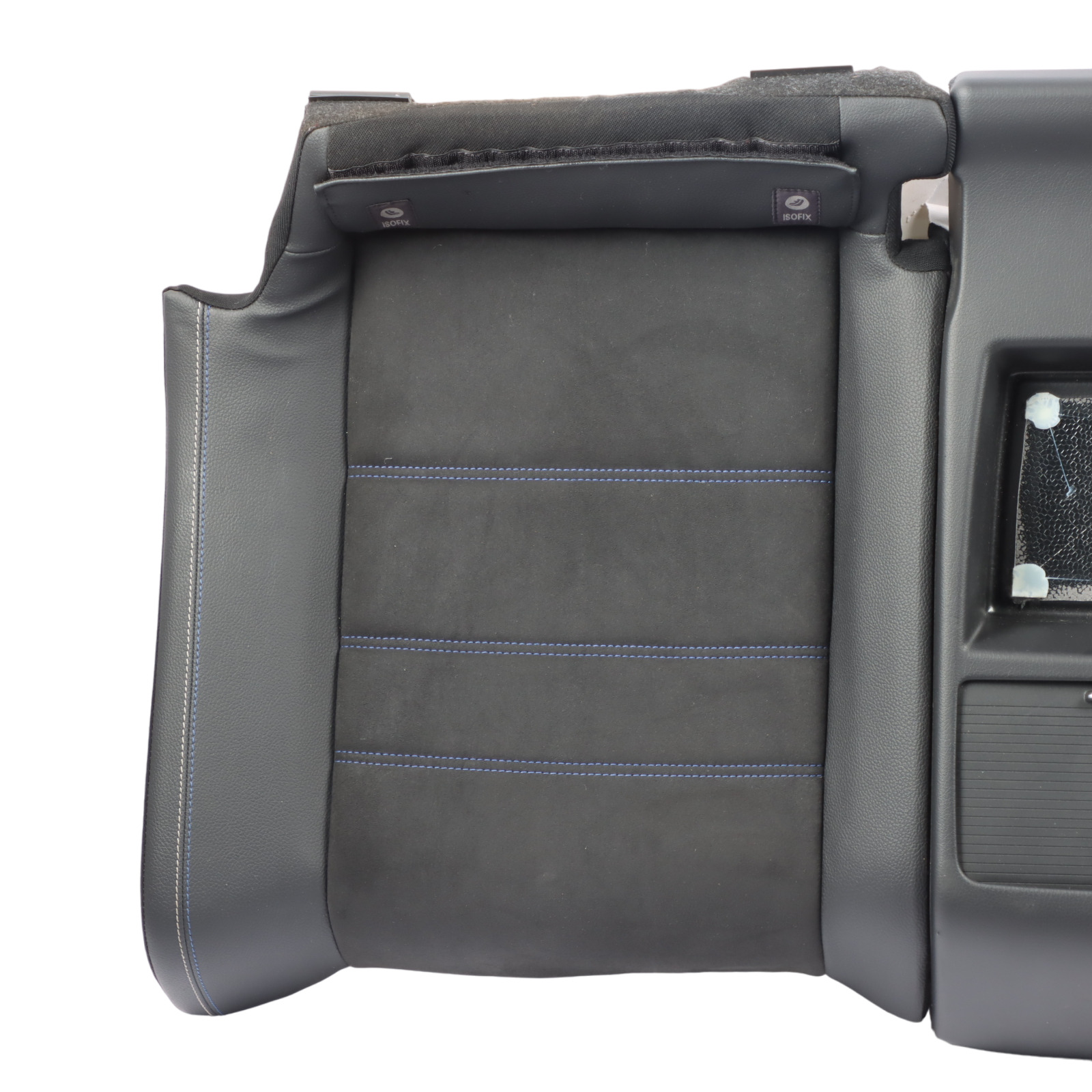 Mercedes C204 Rear Seat Bench Couch Cover Leather Combination Alcantara Black