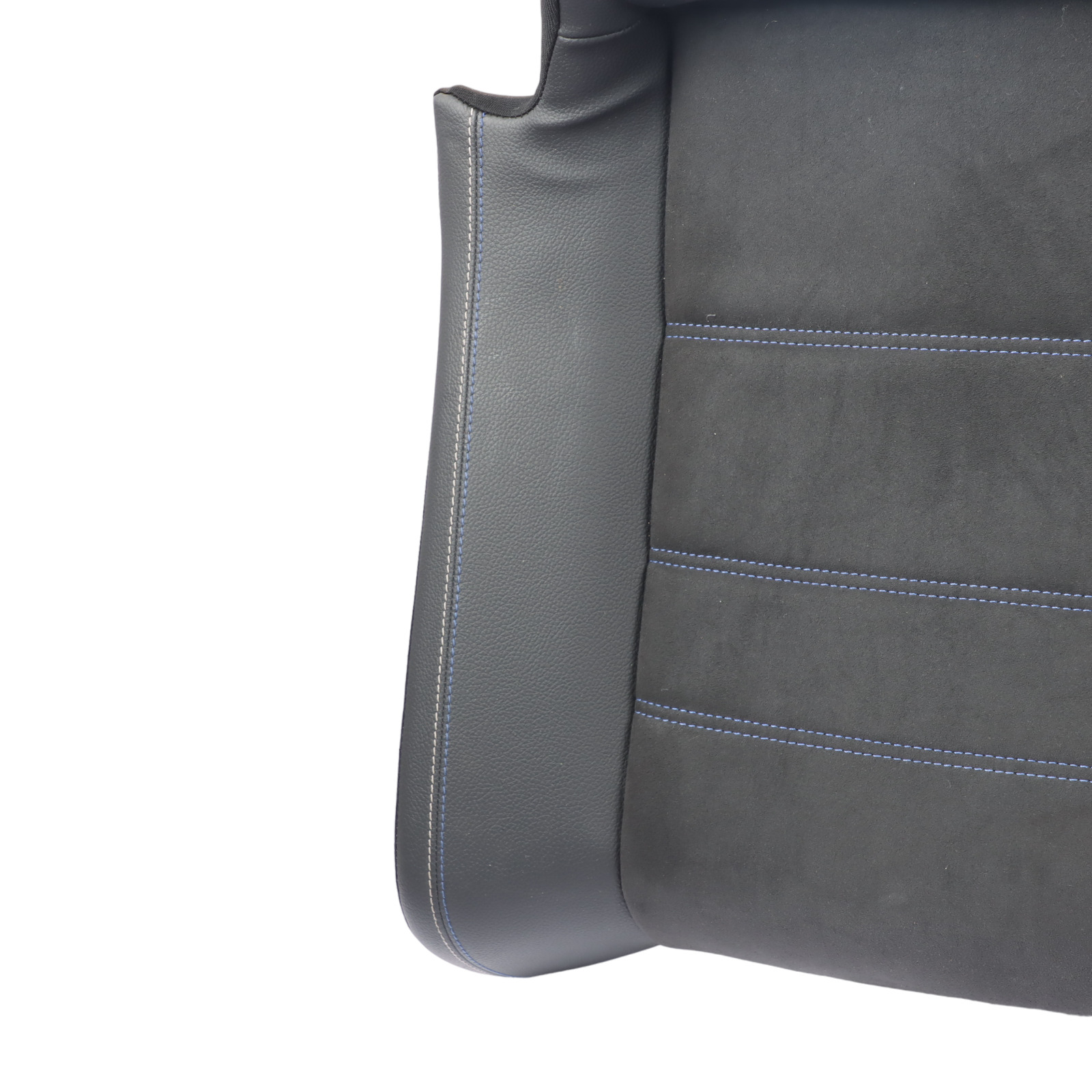 Mercedes C204 Rear Seat Bench Couch Cover Leather Combination Alcantara Black