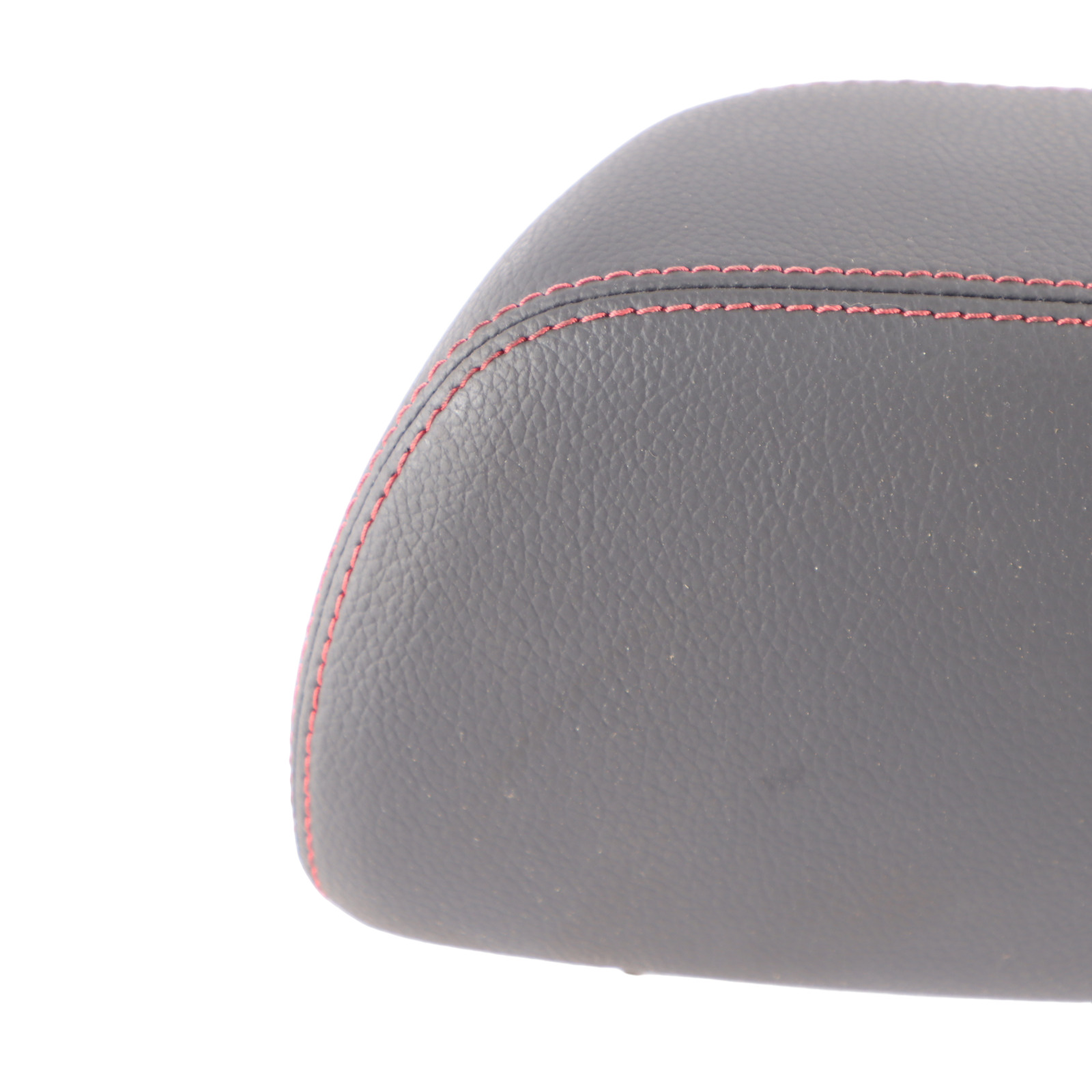 Mercedes W204 Headrest Rear Seat Left Right N/O/S Imitation Leather Red Seam