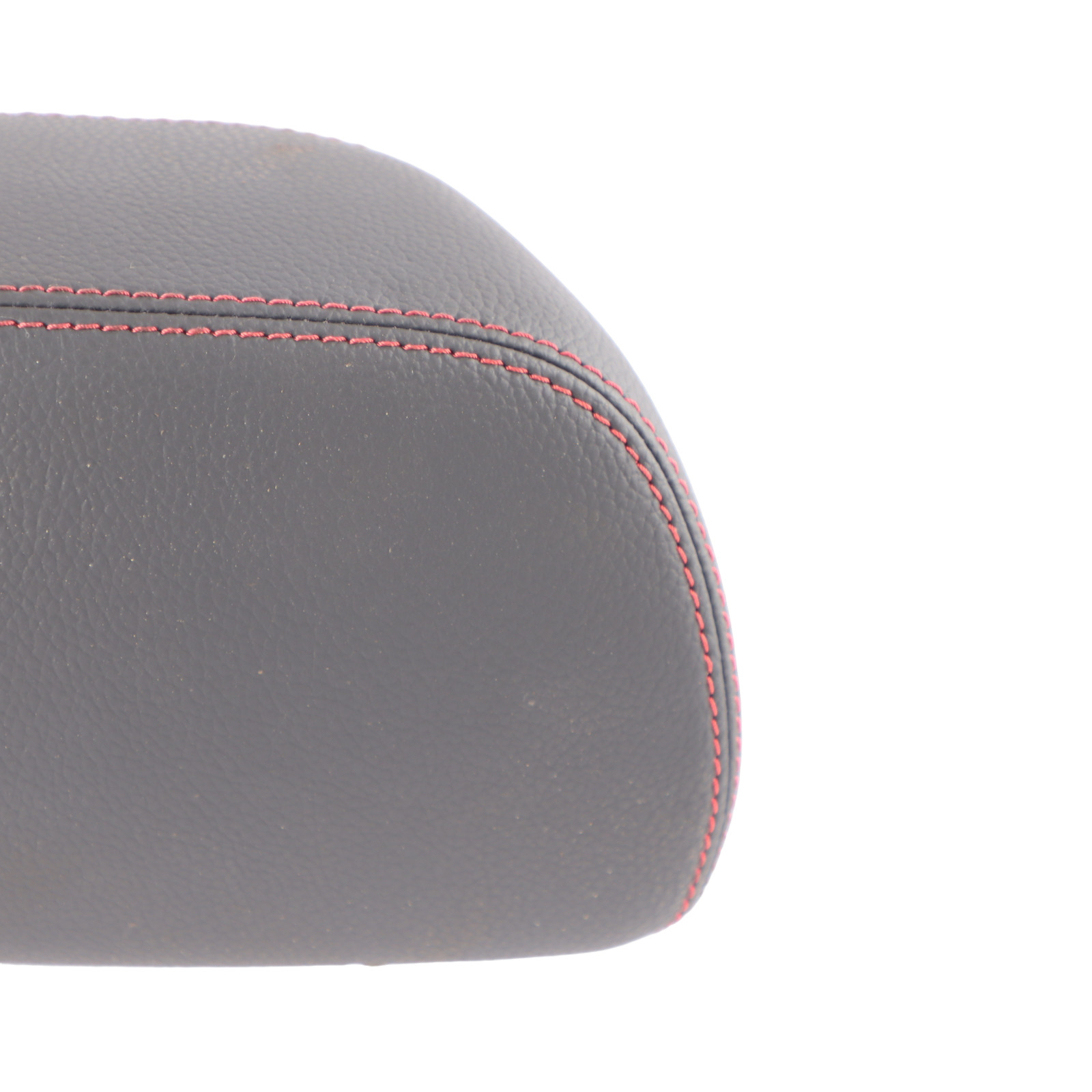 Mercedes W204 Headrest Rear Seat Left Right N/O/S Imitation Leather Red Seam