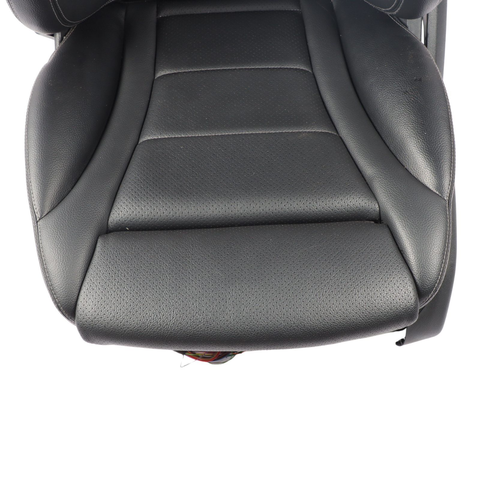 Front Seat Mercedes W205 S205 Left N/S Heated Imiation Leather Black Lumbar