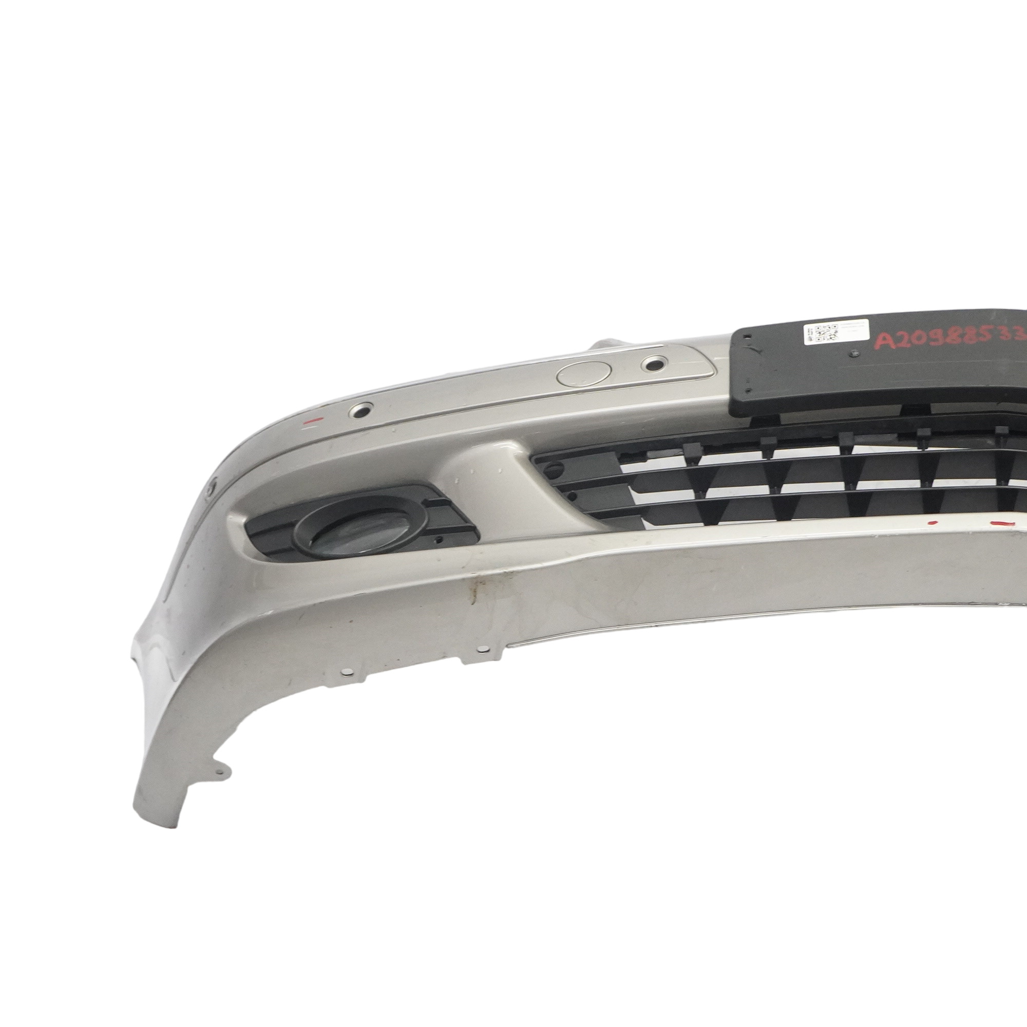 Mercedes W209 Front Bumper Trim Panel Cover Cubanite Silver Metallic - 723