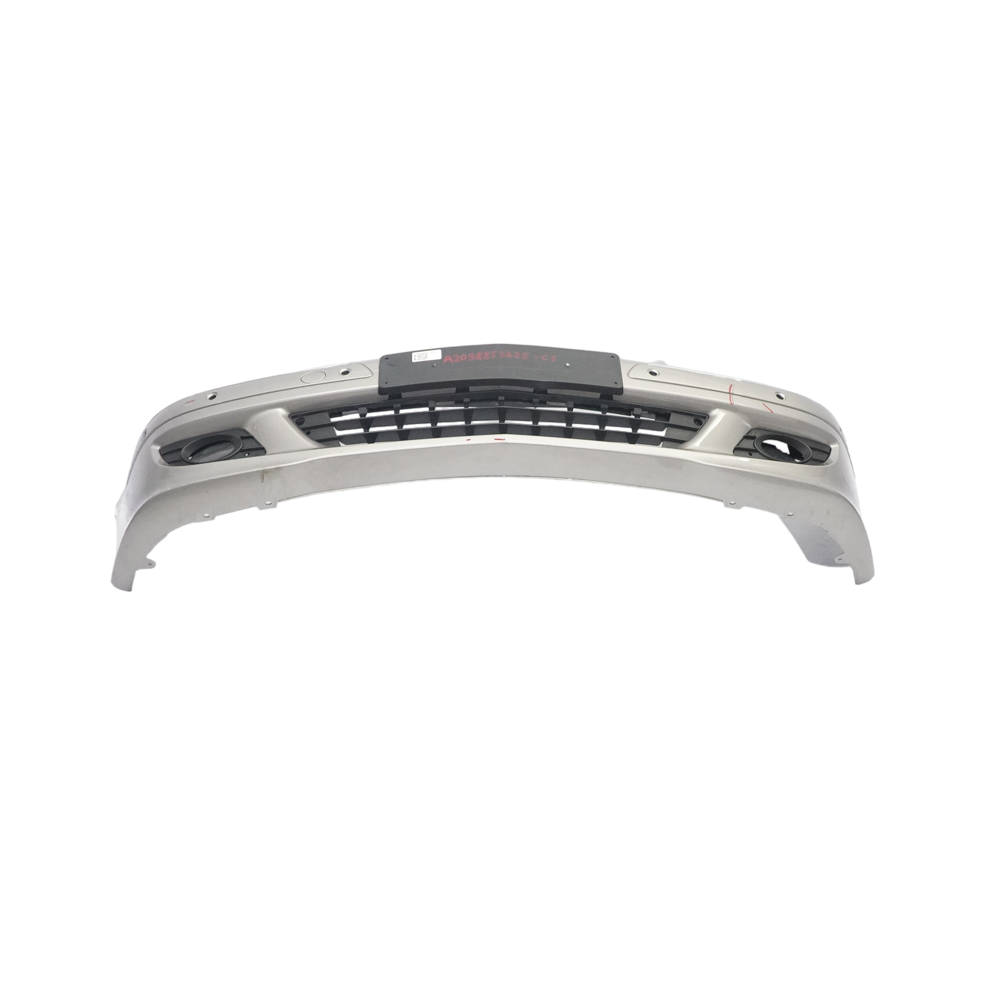 Mercedes W209 Front Bumper Trim Panel Cover Cubanite Silver Metallic - 723