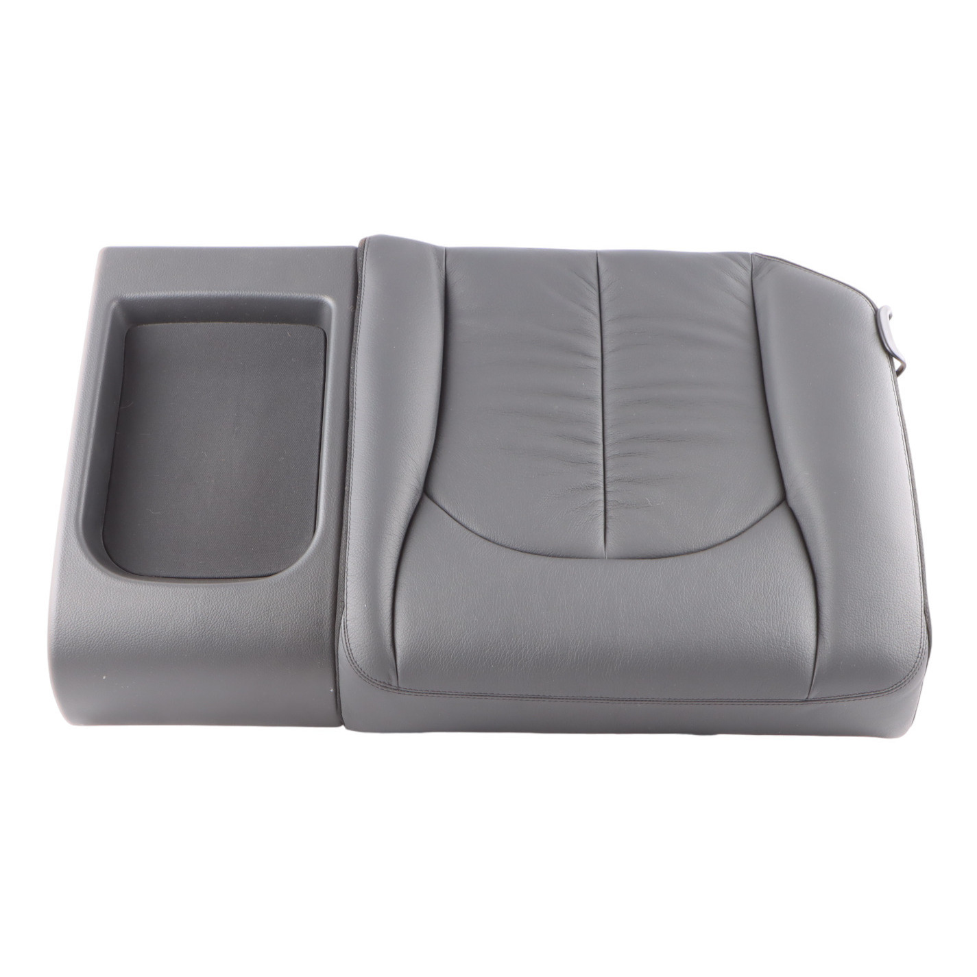 Mercedes C209 Seat Cover Rear Left N/S Seat Cushion Black Leather Nappa