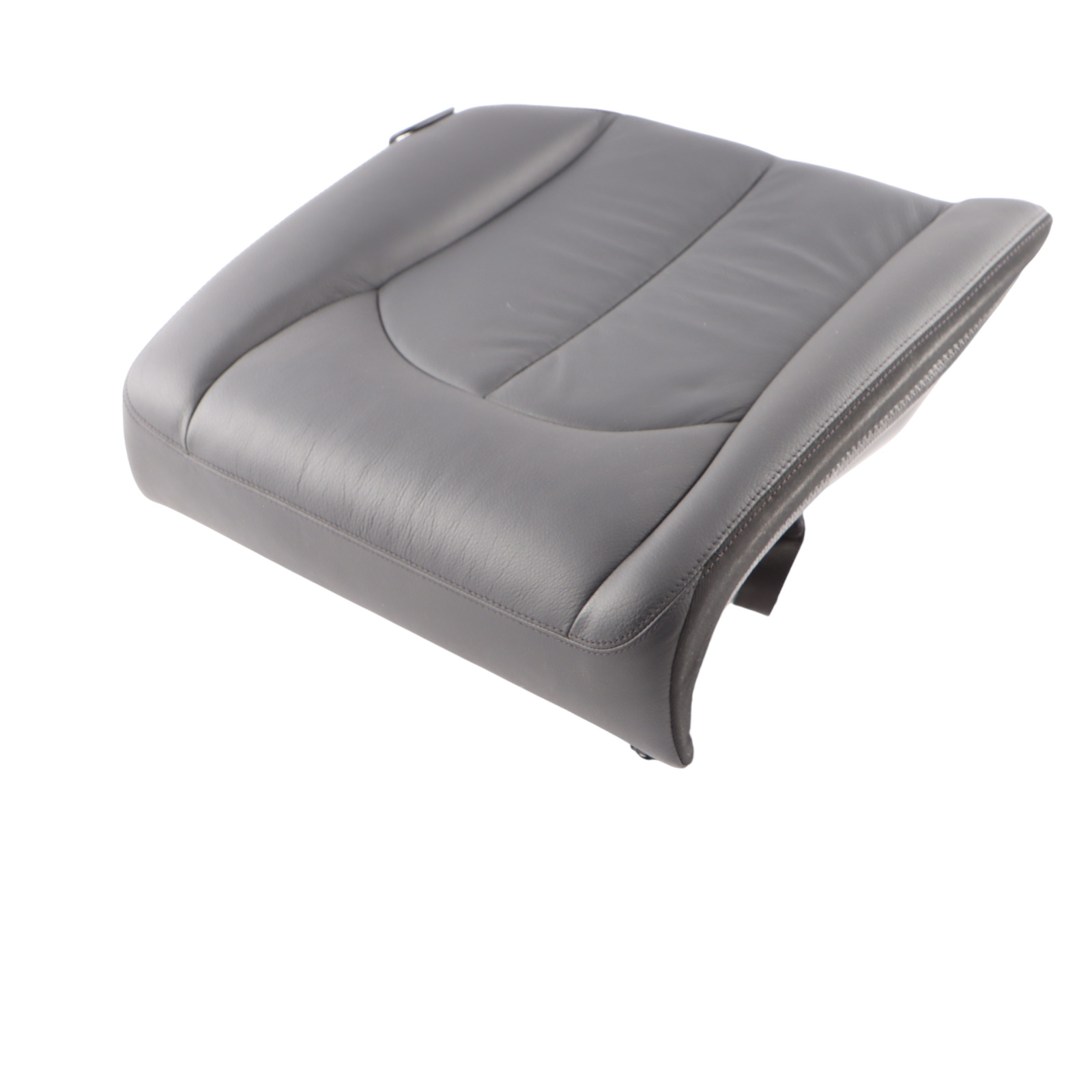 Mercedes C209 Seat Cover Rear Right O/S Seat Cushion Black Leather Nappa