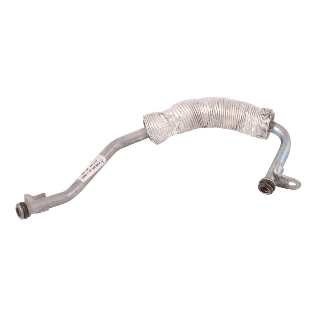 Mercedes W205 M264 Turbo Turbocharger Oil Feed Pipe Hose Lubrication A2642030500