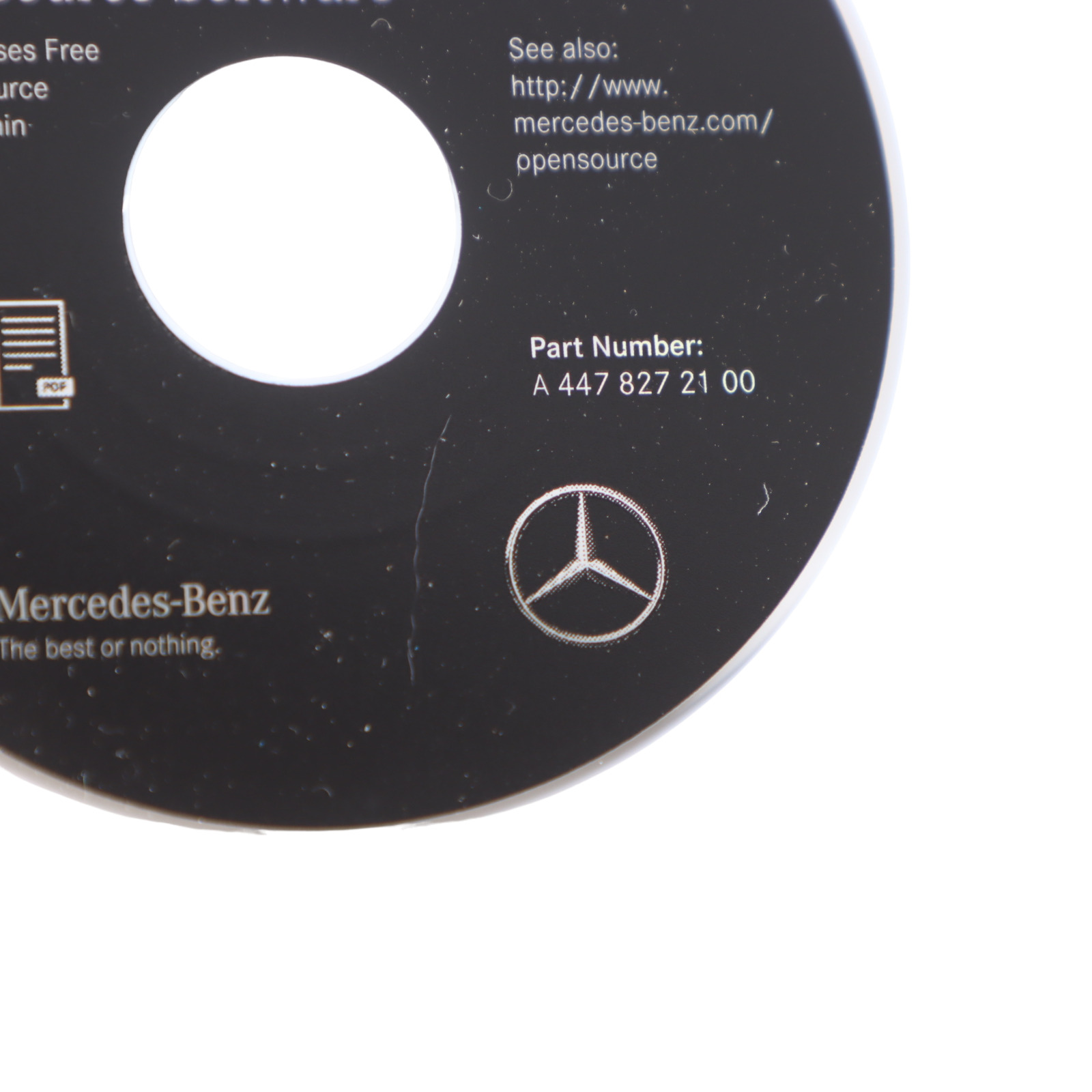 Mercedes Vito W447 Open Source Software CD Licence Information A4478272100