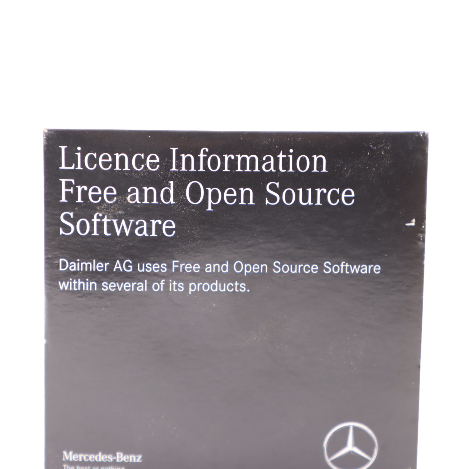 Mercedes Vito W447 Open Source Software CD Licence Information A4478272100