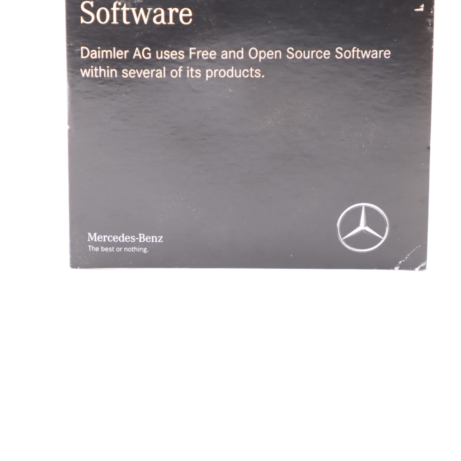 Mercedes Vito W447 Open Source Software CD Licence Information A4478272100