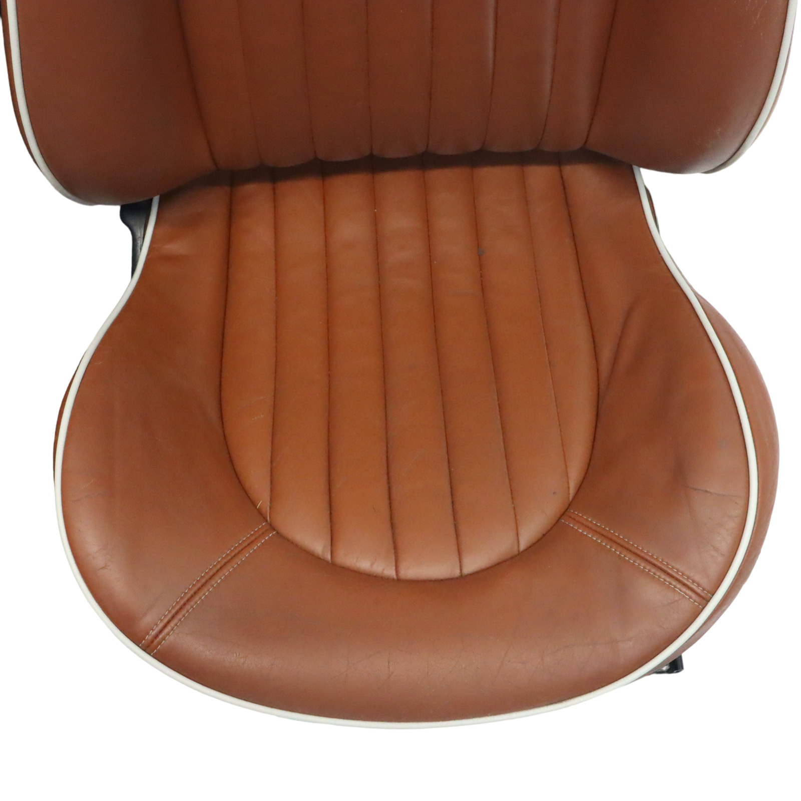 Mini R52 Heated Sport Malt Brown Leather English Seats Front Rear Seat Sidewalk