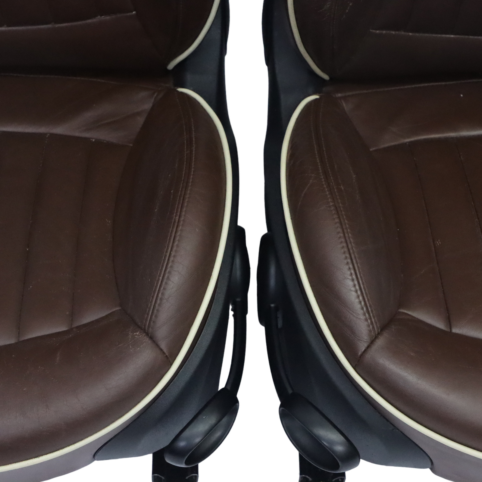 Leather Seats Mini R55 Clubman Sport Front Rear Hot Chocolate Lounge Interior