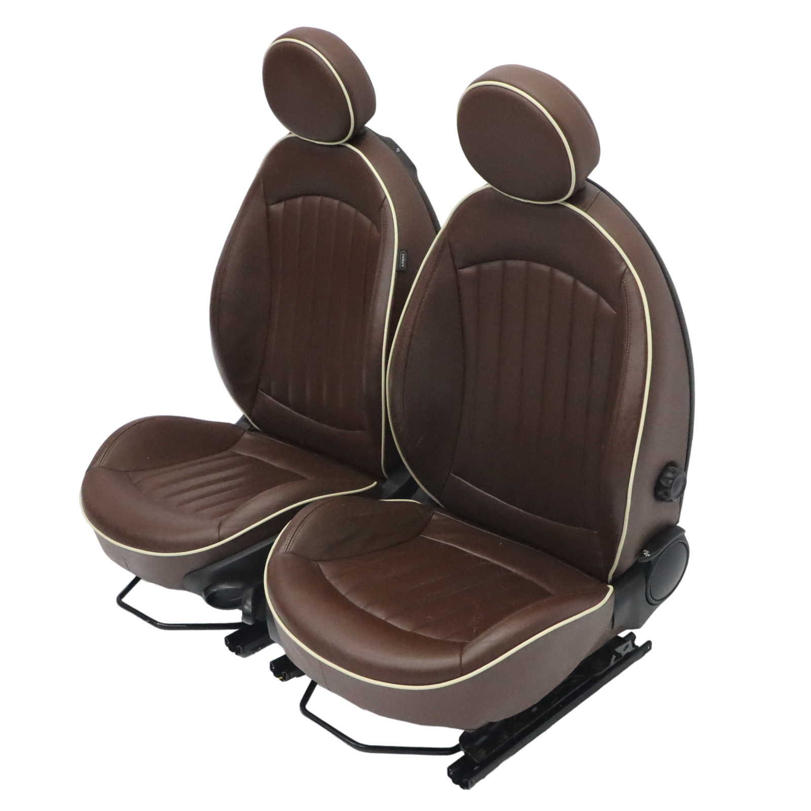 Leather Seats Mini R55 Clubman Sport Front Rear Hot Chocolate Lounge Interior