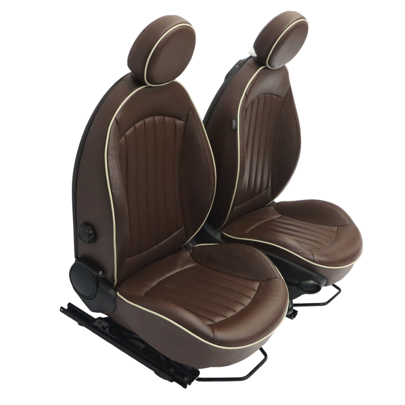 Leather Seats Mini R55 Clubman Sport Front Rear Hot Chocolate Lounge Interior