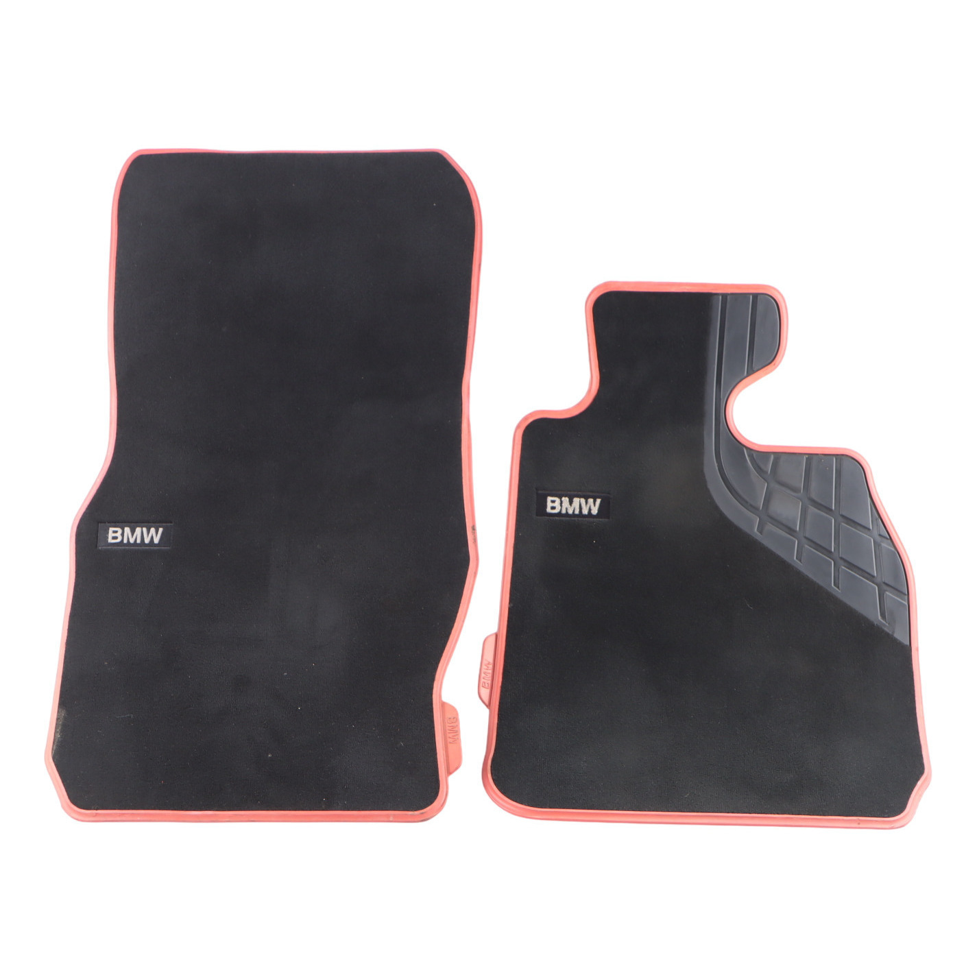 BMW F30 Front Textile Sport Floor Mats Left Right N/O/S Set Kit 2293358 