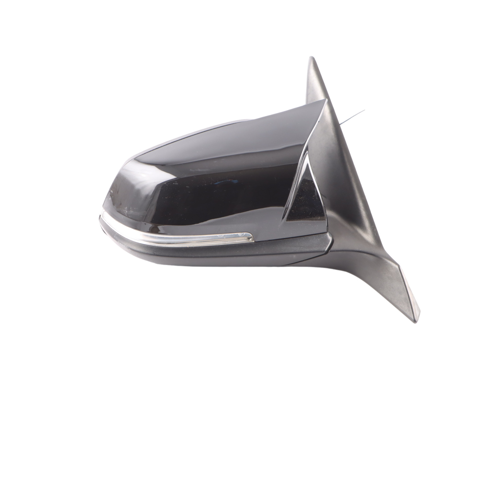 BMW F20 Wing Mirror Heated Door Right O/S Outside Black Sapphire Metallic - 475