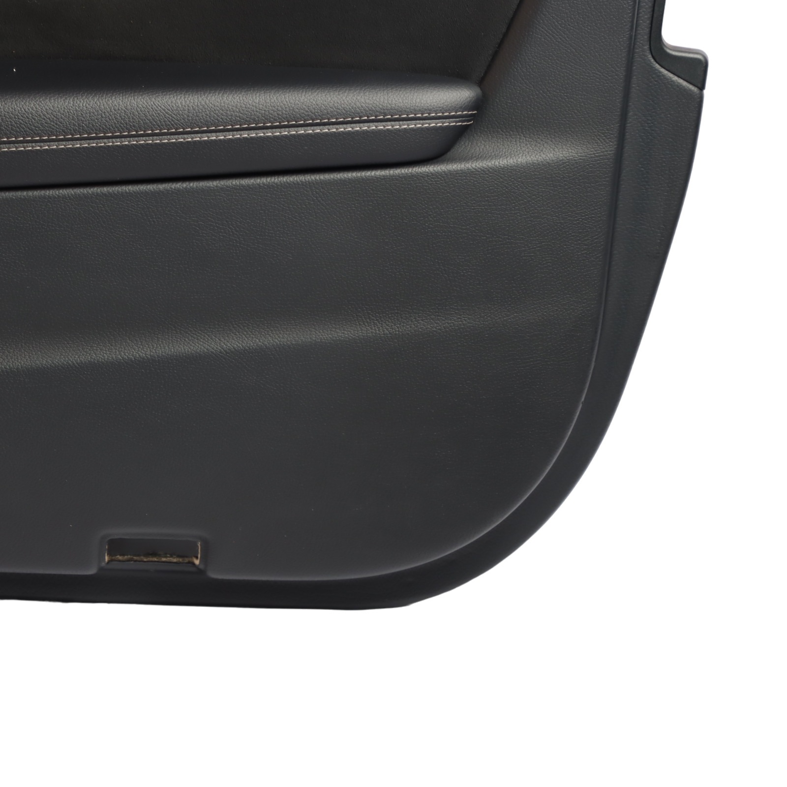 Mercedes C204 Door Card Front Right O/S Trim Panel Cover Lining Black White Seam