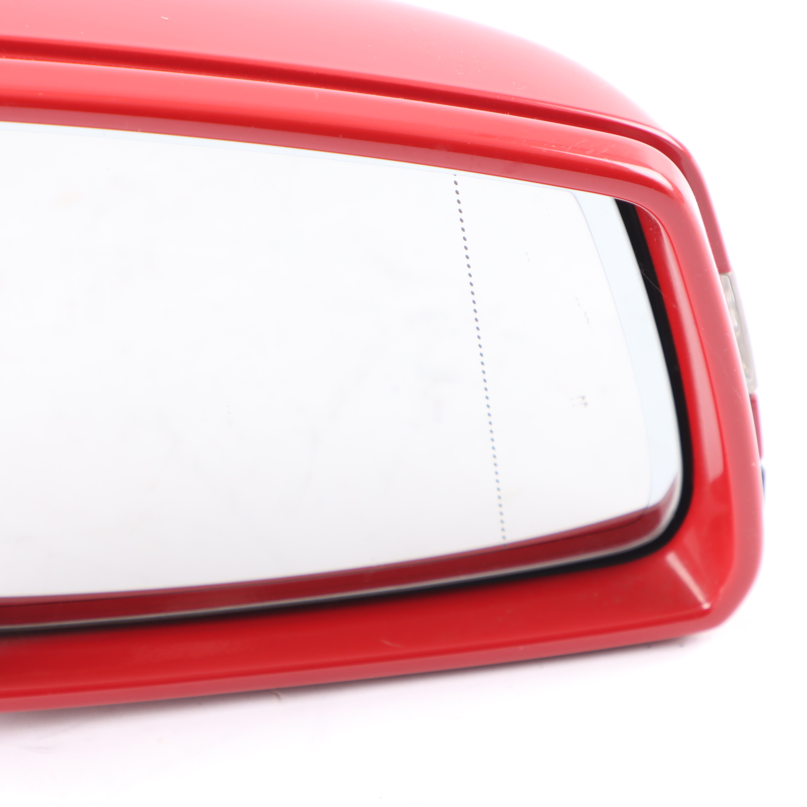 Mercedes W204 Coupe Wing Mirror Door Right O/S Power Fold Fire Opal Red 590