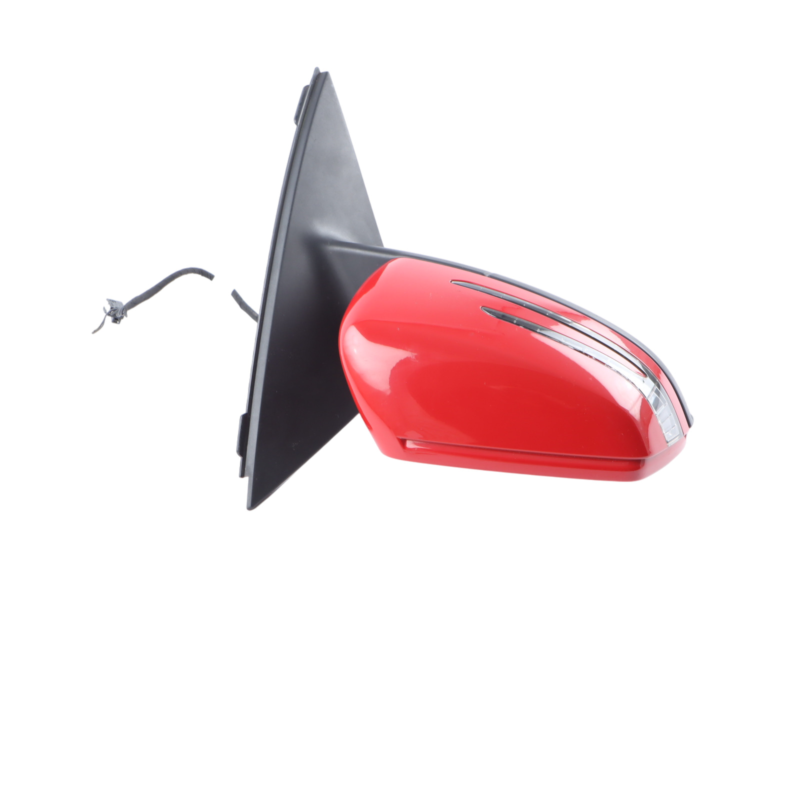 Mercedes W204 Coupe Wing Mirror Door Right O/S Power Fold Fire Opal Red 590