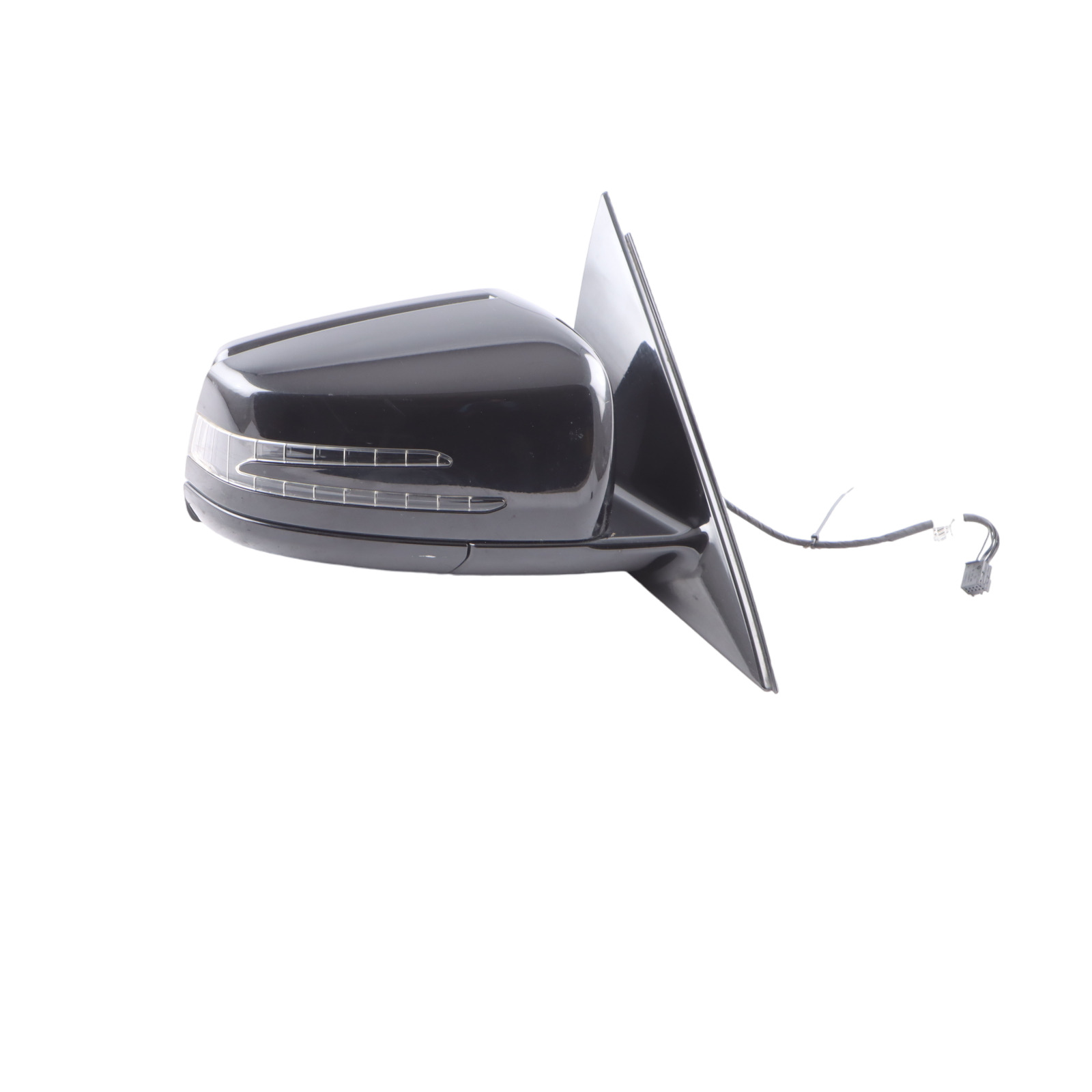 Wing Mirror Mercedes W212 Right O/S Door Iridium Obsidian Black - 197